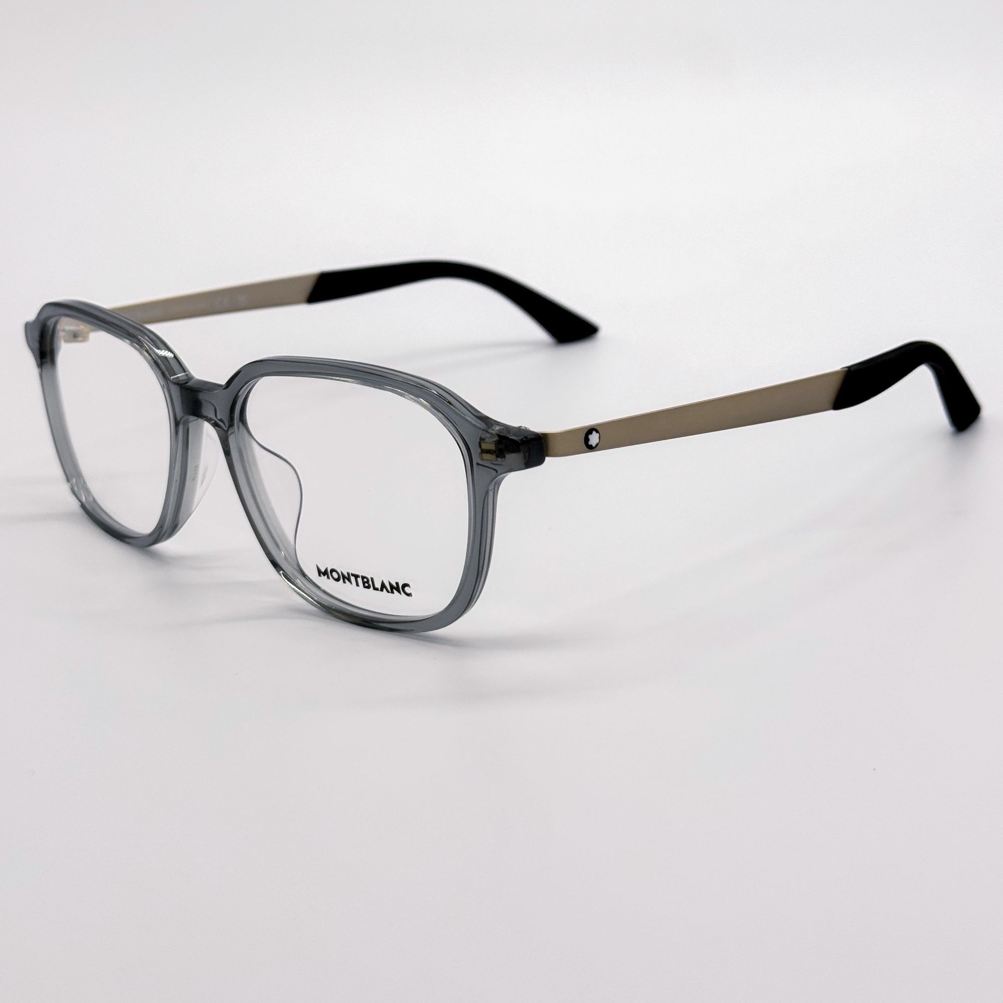 Montblanc NEW MONTBLANC EYEGLASSES MB0335OA 004 MEN GREY EYEWEAR Size ONE SIZE - 3 Thumbnail