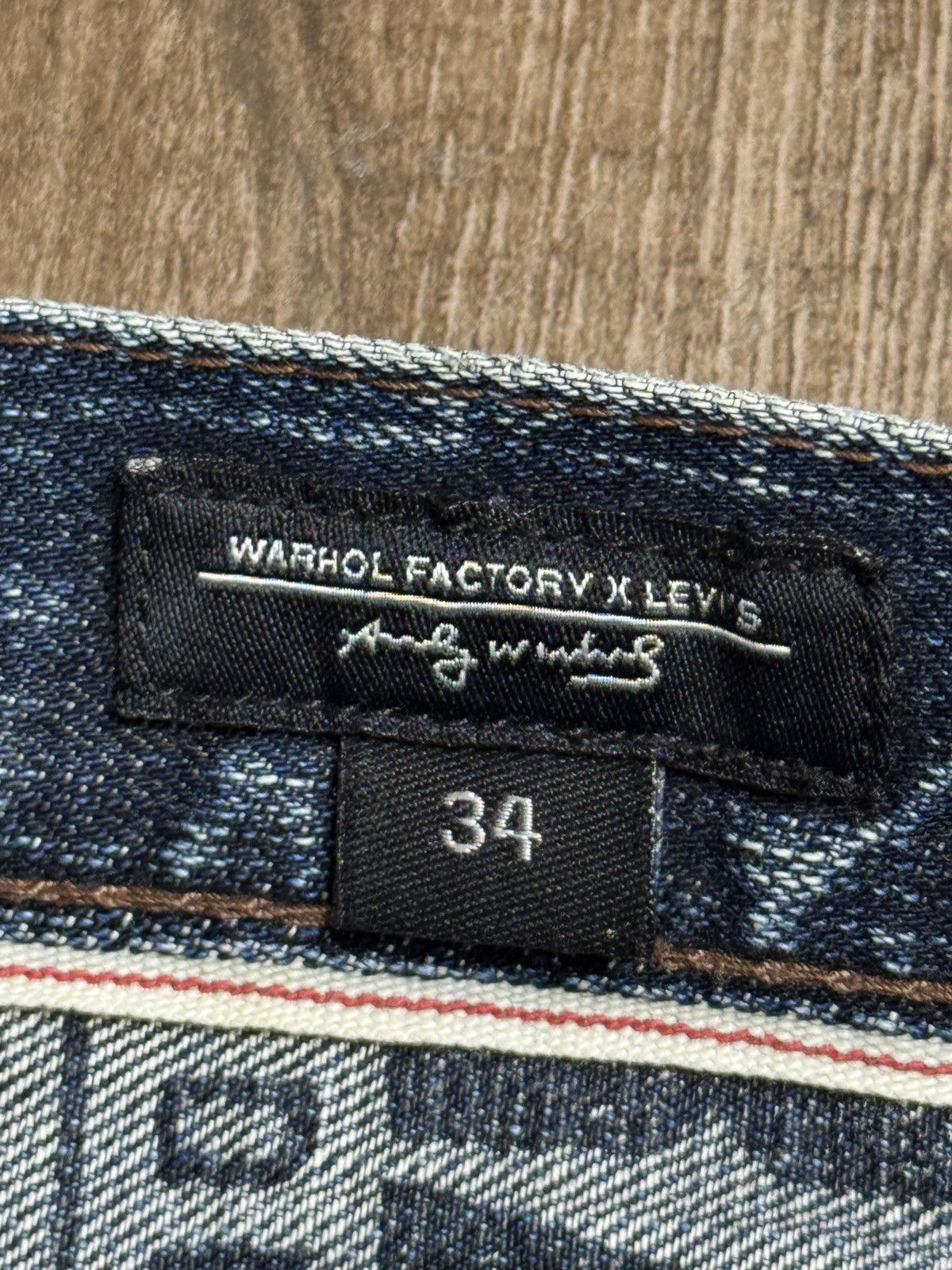 Levi's Andy Warhol x Levis Private Stock Denim 34x32 LV002 456/600 Size US 34 / EU 50 - 13 Thumbnail