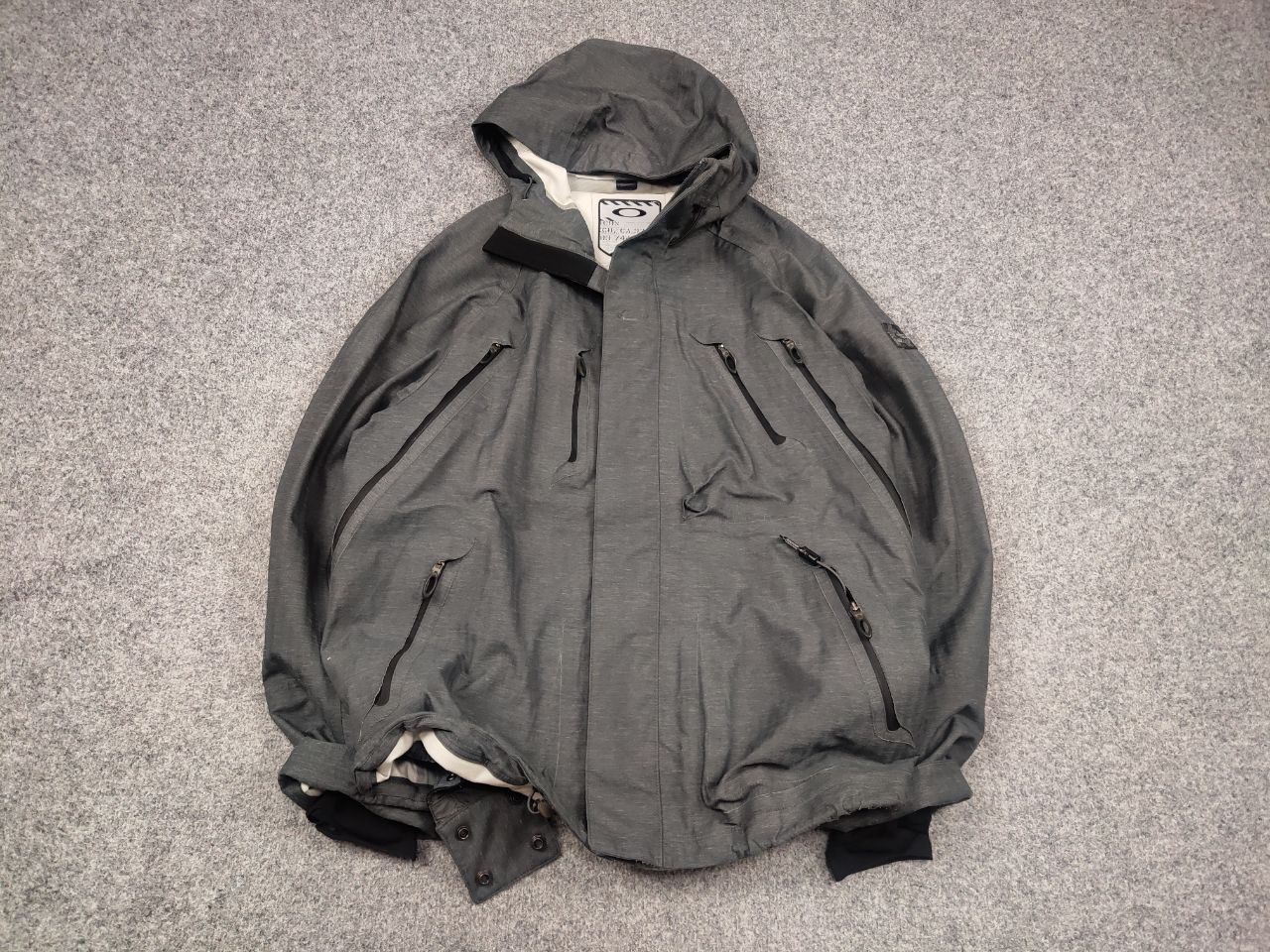 Oakley Vintage Oakley Software Technical Recco Zip Cargo Jacket Y2K Size US M / EU 48-50 / 2 - 2 Thumbnail