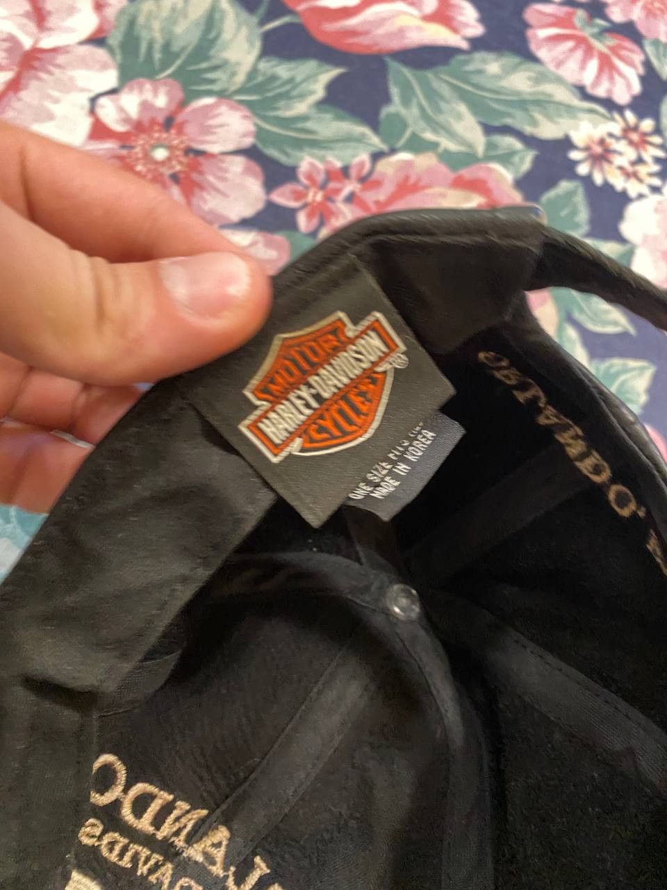 Harley Davidson Hats Vintage Harley Davidson Cap Y2K big logo streetwear Size ONE SIZE - 2 Thumbnail