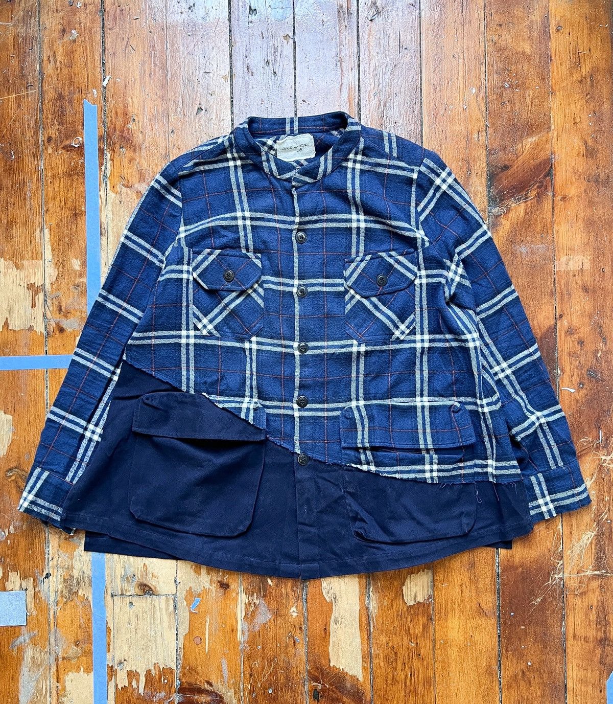 Greg Lauren Greg Lauren Hybrid Flannel Button Down Size US XL / EU 56 / 4 - 1 Thumbnail