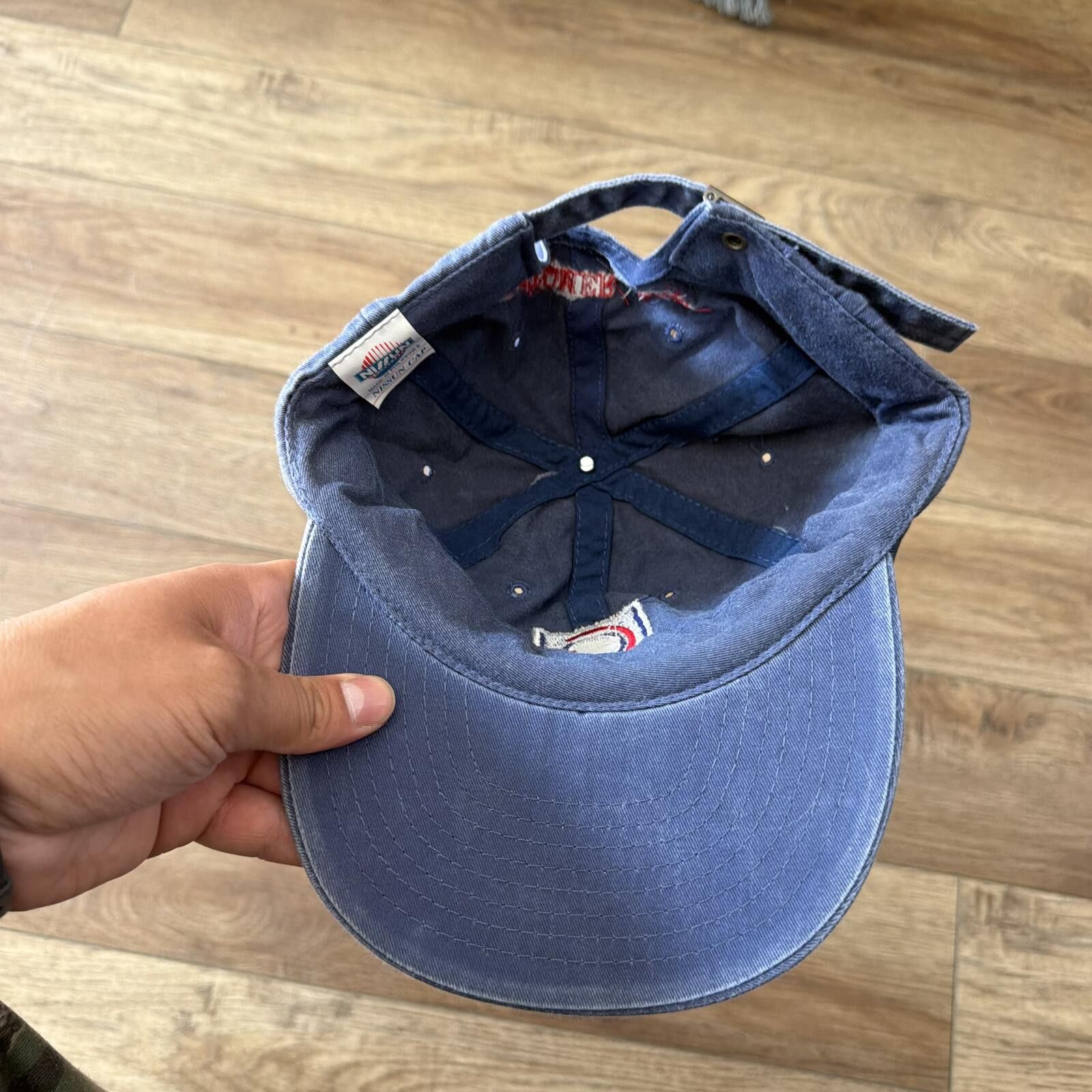 Nissan Vintage 90s GOSS Navy Blue Baseball Dad Hat Cap Size ONE SIZE - 6 Thumbnail