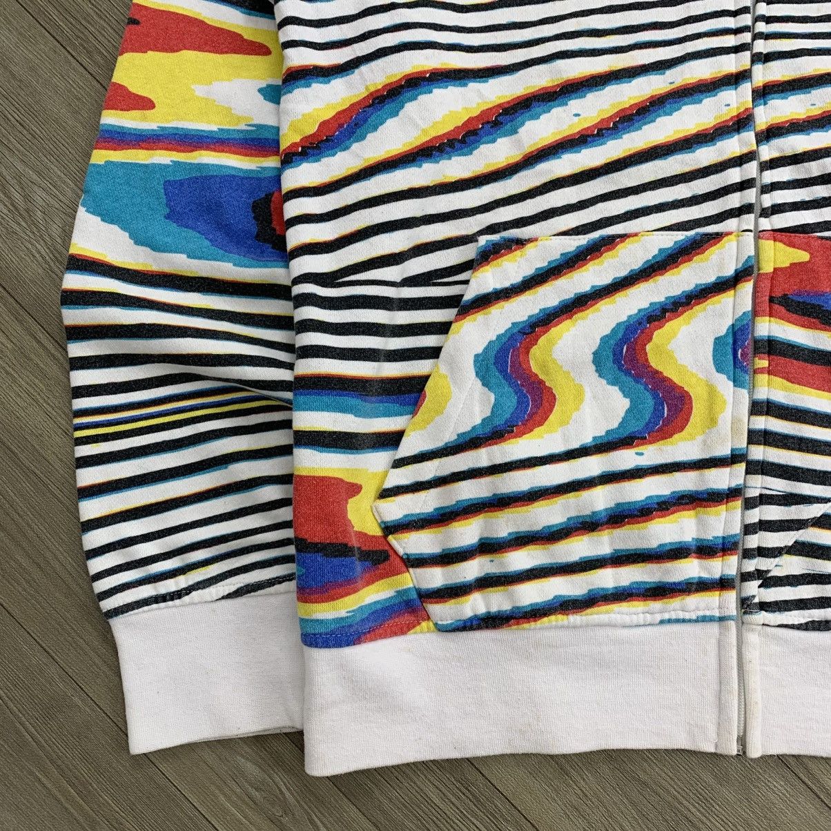 Volcom 2000’s Volcom Genuine Rainbow Stripe Monster Fullzip Hoodie Size US M / EU 48-50 / 2 - 2 Thumbnail