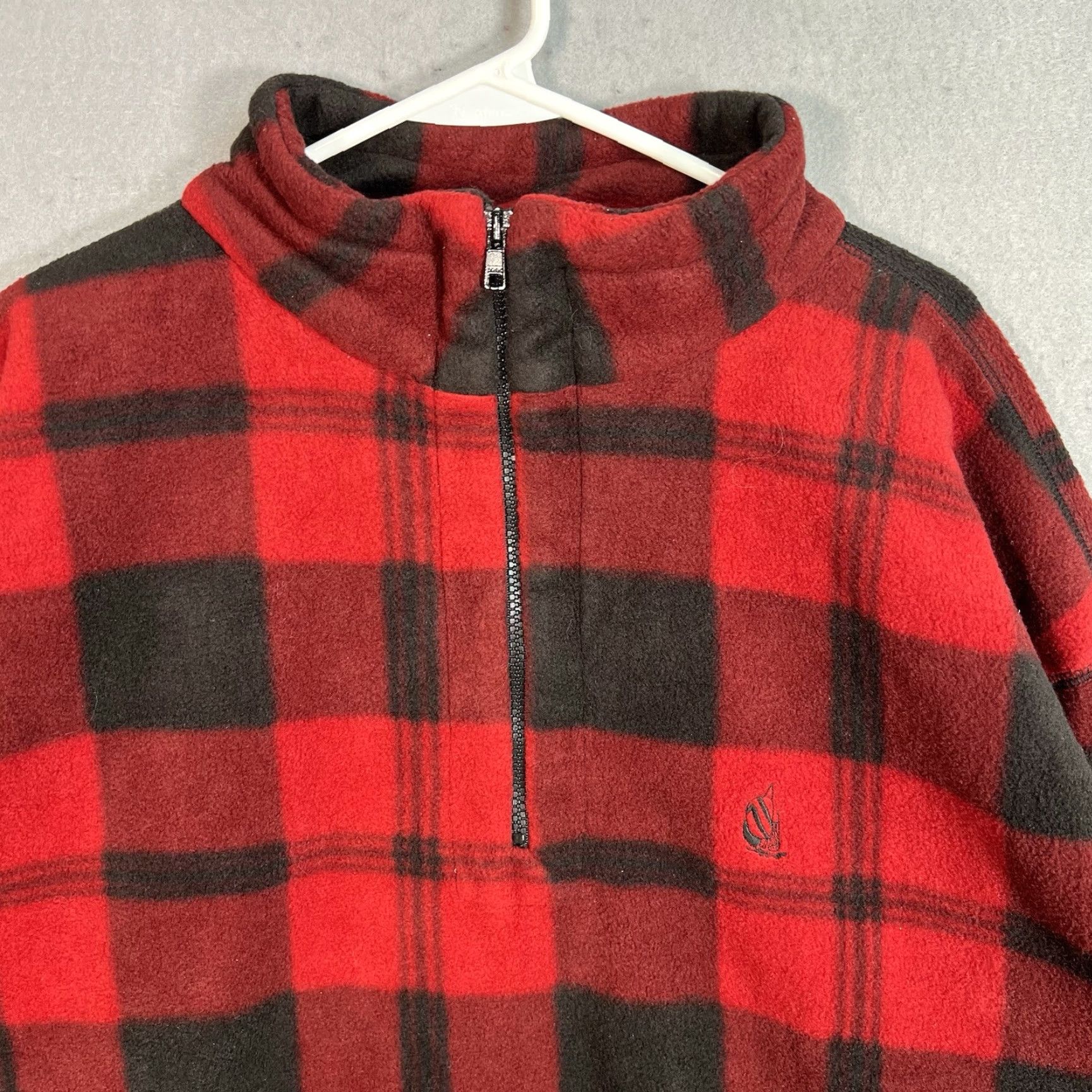 Nautica VTG Nautica Plaid Check Pullover Jacket 2XL Men Red 1/4 Zip Fleece Jacket USA Made Vintage New with Tags Size US XXL / EU 58 / 5 - 4 Thumbnail