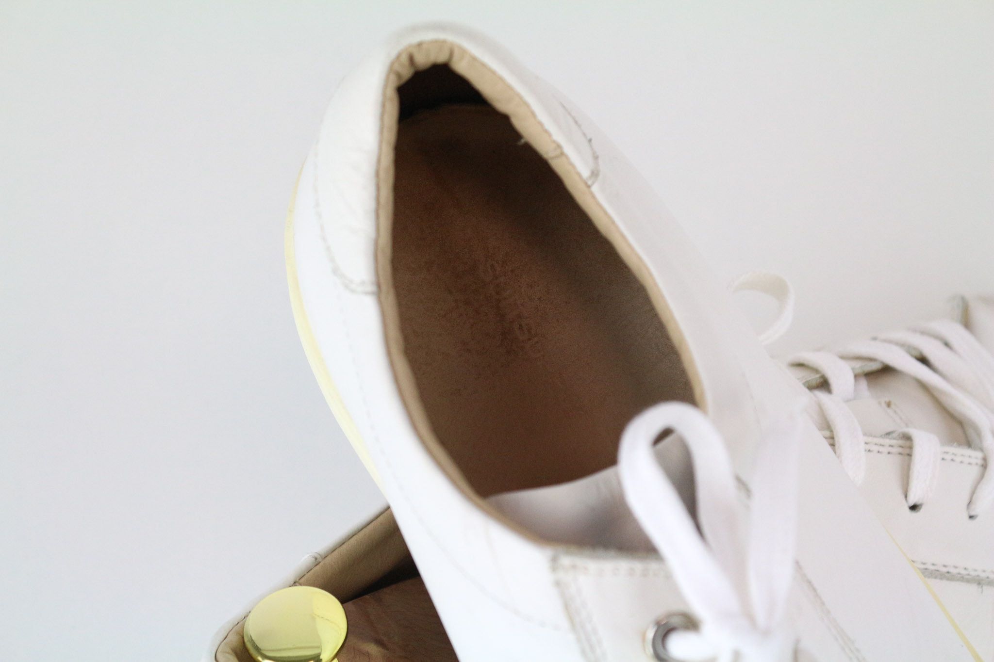 Suitsupply EU43 White Leather Laced Sneakers 73655 Size US 10 / EU 43 - 18 Thumbnail