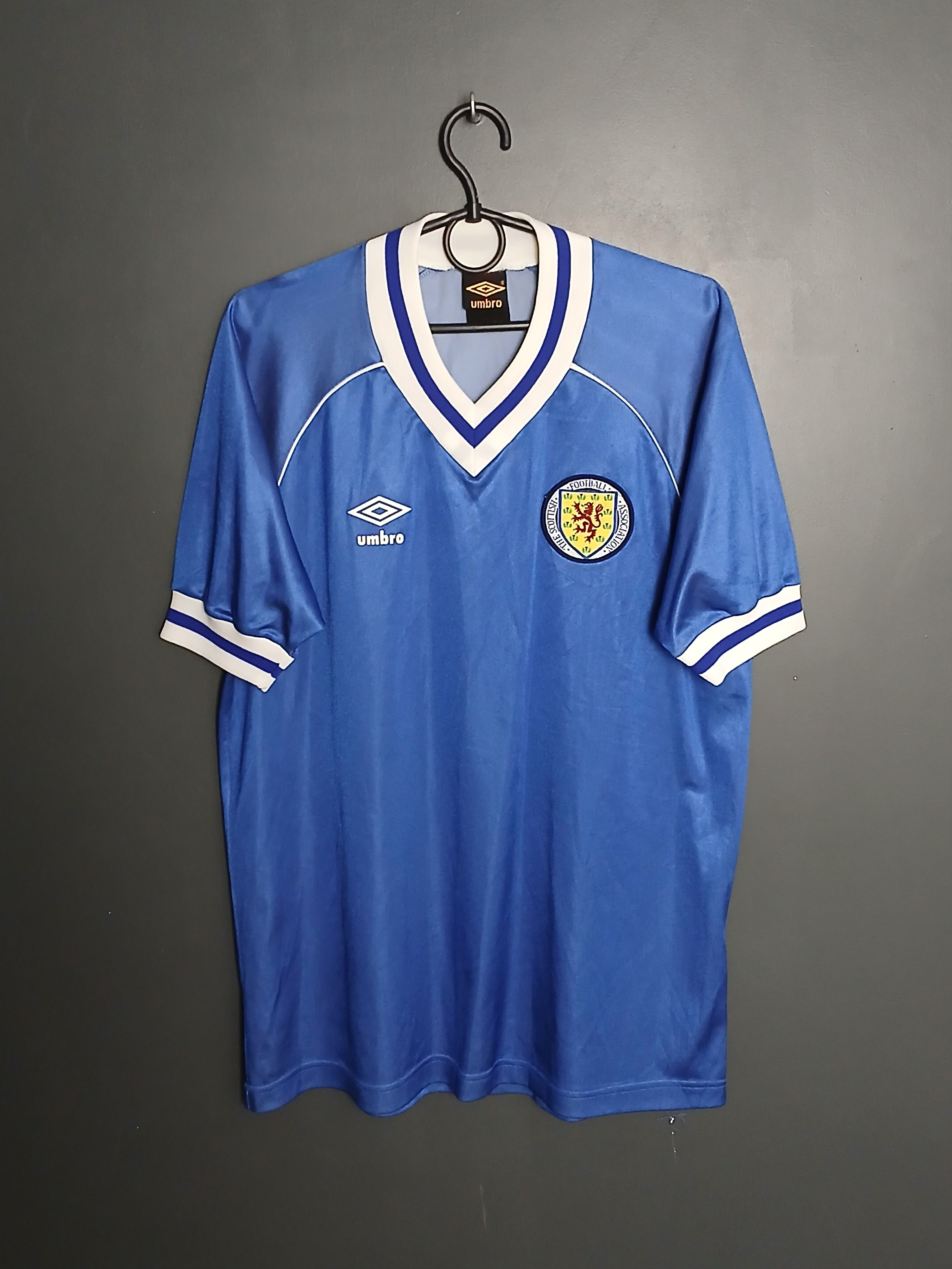 Other Scotland National Team 1982/1985 Home Football Jersey Size US L / EU 52-54 / 3 - 1 Thumbnail