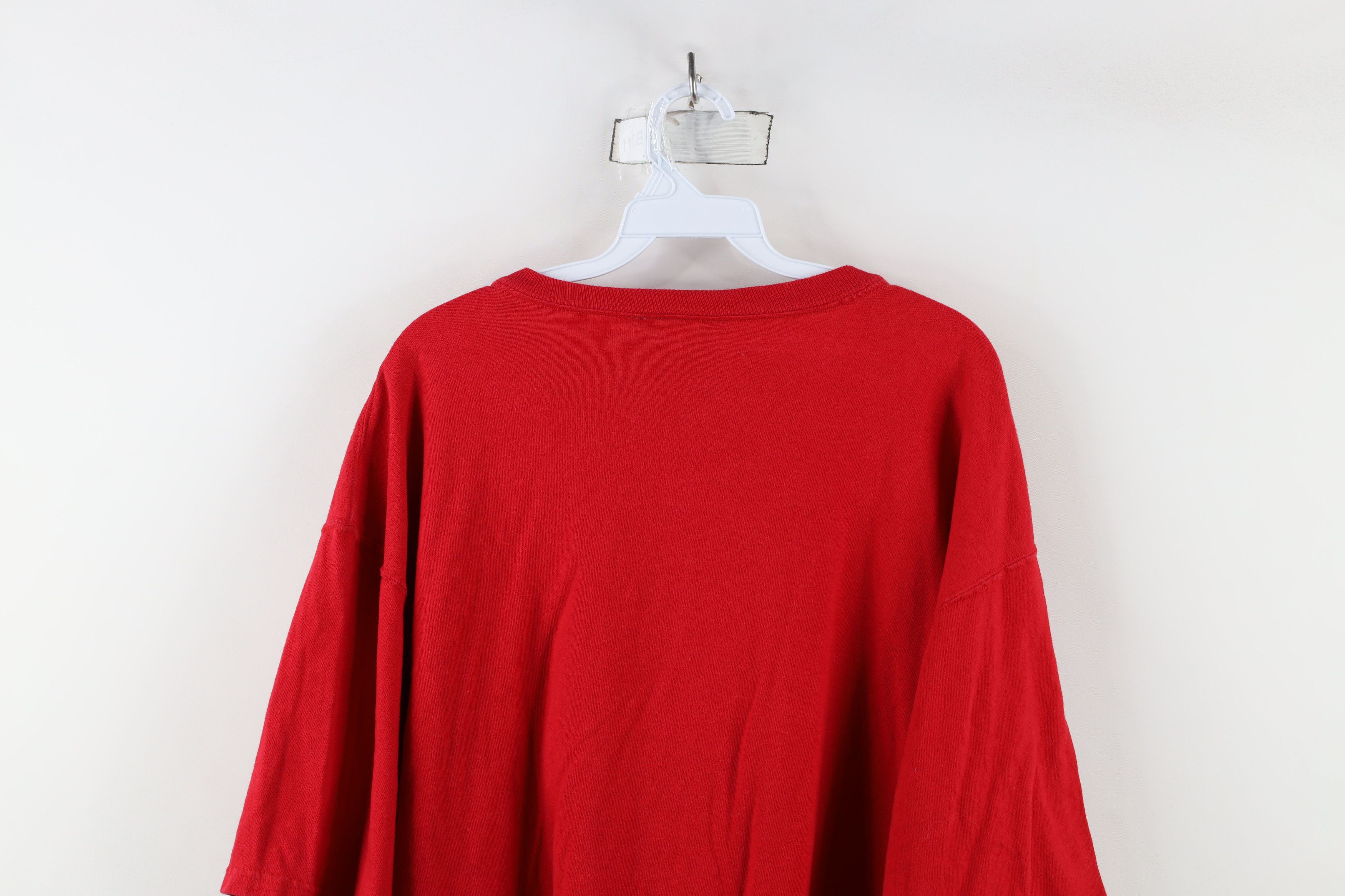 Champion × Vintage Vintage 90s Champion Jersey Short Sleeve T-Shirt Red Cotton Size US XL / EU 56 / 4 - 12 Thumbnail