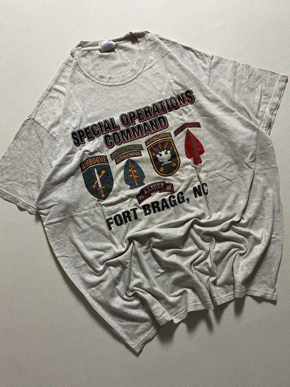 Hanes Hannes Vintage United States Special Operations Command Size US XL / EU 56 / 4 - 6 Thumbnail