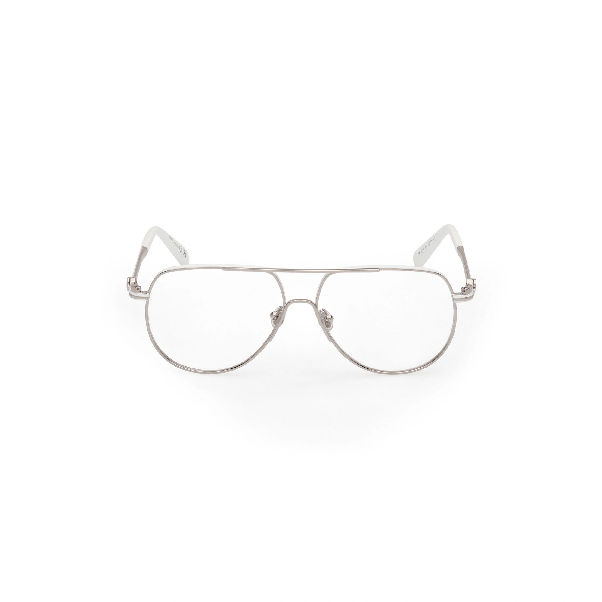 Moncler o1y0225 Size : OS / 56 mm Eyeglass Frame in Silver Size ONE SIZE - 1 Thumbnail