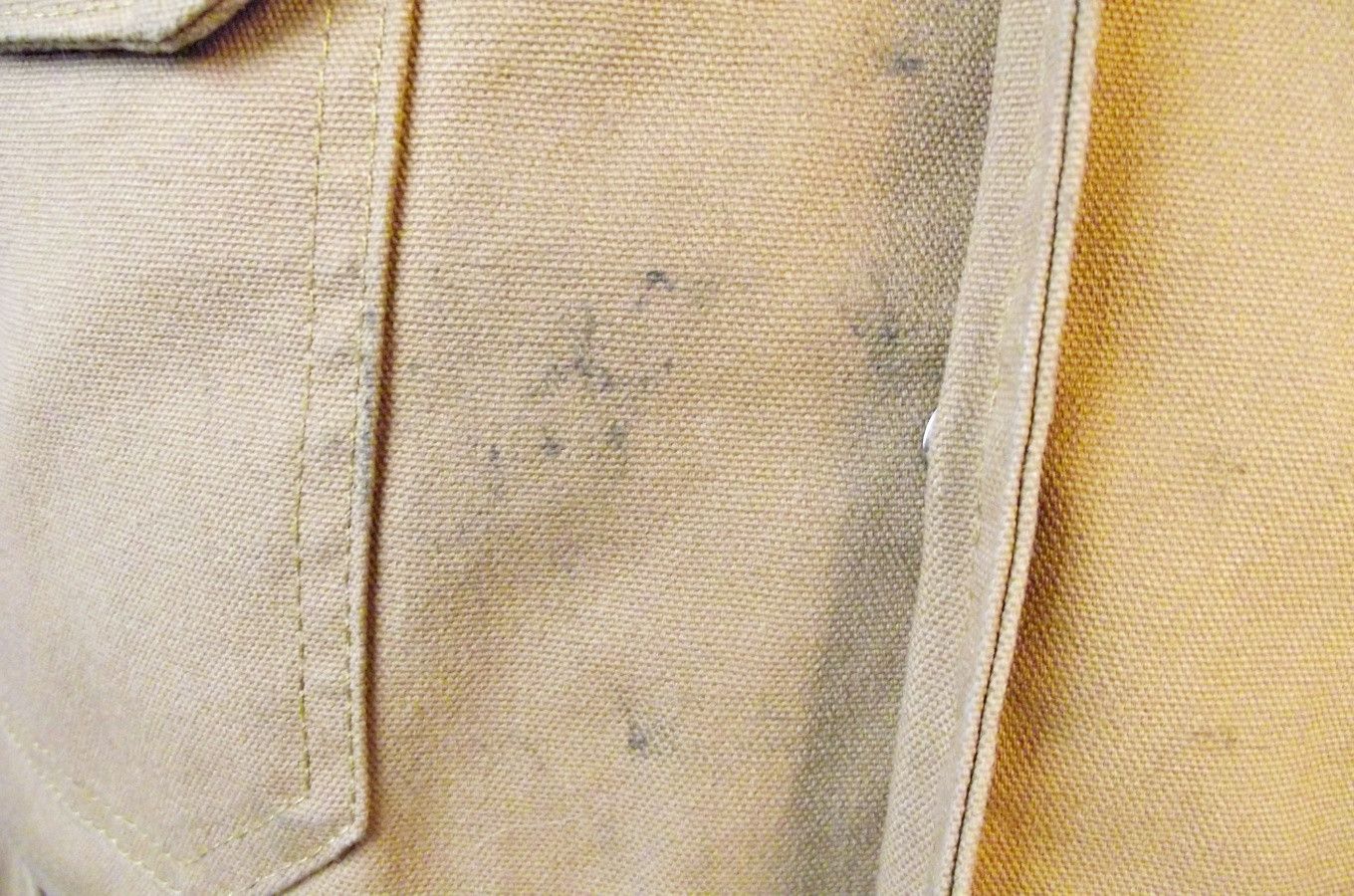 Red Kap WORK JACKET Mens Brown Duck Cloth Lined Grease Stains Barn Size US XS / EU 42 / 0 - 7 Thumbnail