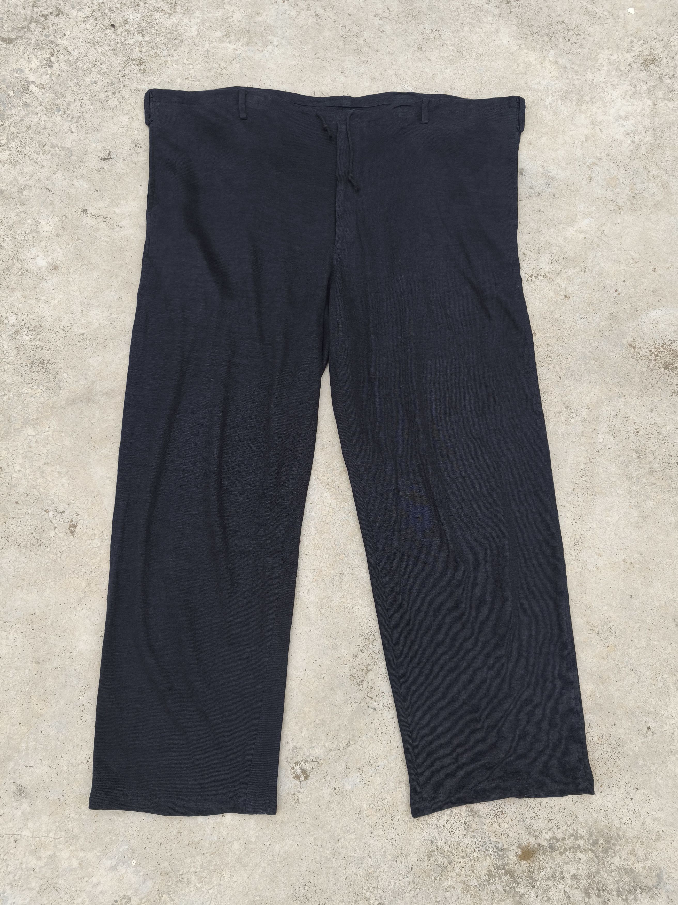 Yohji Yamamoto 🔥 Yohji Yamamoto Baggy pants Linen Drawstring 40'-46' Size Size US 38 / EU 54 - 5 Thumbnail