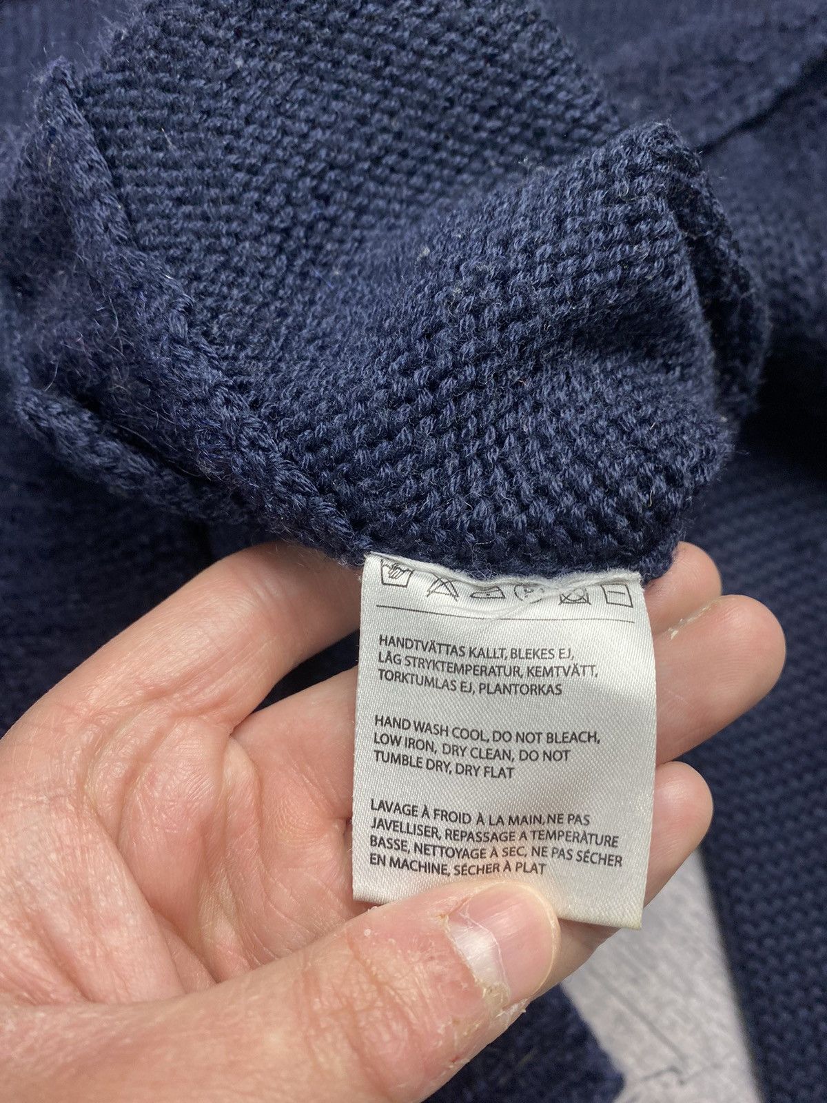 Acne Studios Acne Studios Mohair Wool Cardigan Buttons Size XS Blue Top Size XS / US 0-2 / IT 36-38 - 7 Thumbnail