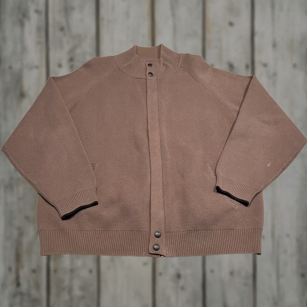 Pendleton Pendleton Sweater Cardigan Jacket Size L Full-Zip Snaps Pockets Cotton Brown Size US L / EU 52-54 / 3 - 1 Thumbnail