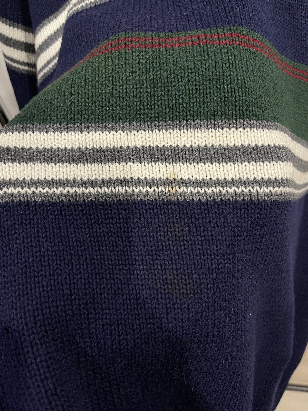 Izod × Vintage Vintage IZOD sweater jumper big logo rare dark blue L Size US L / EU 52-54 / 3 - 6 Thumbnail