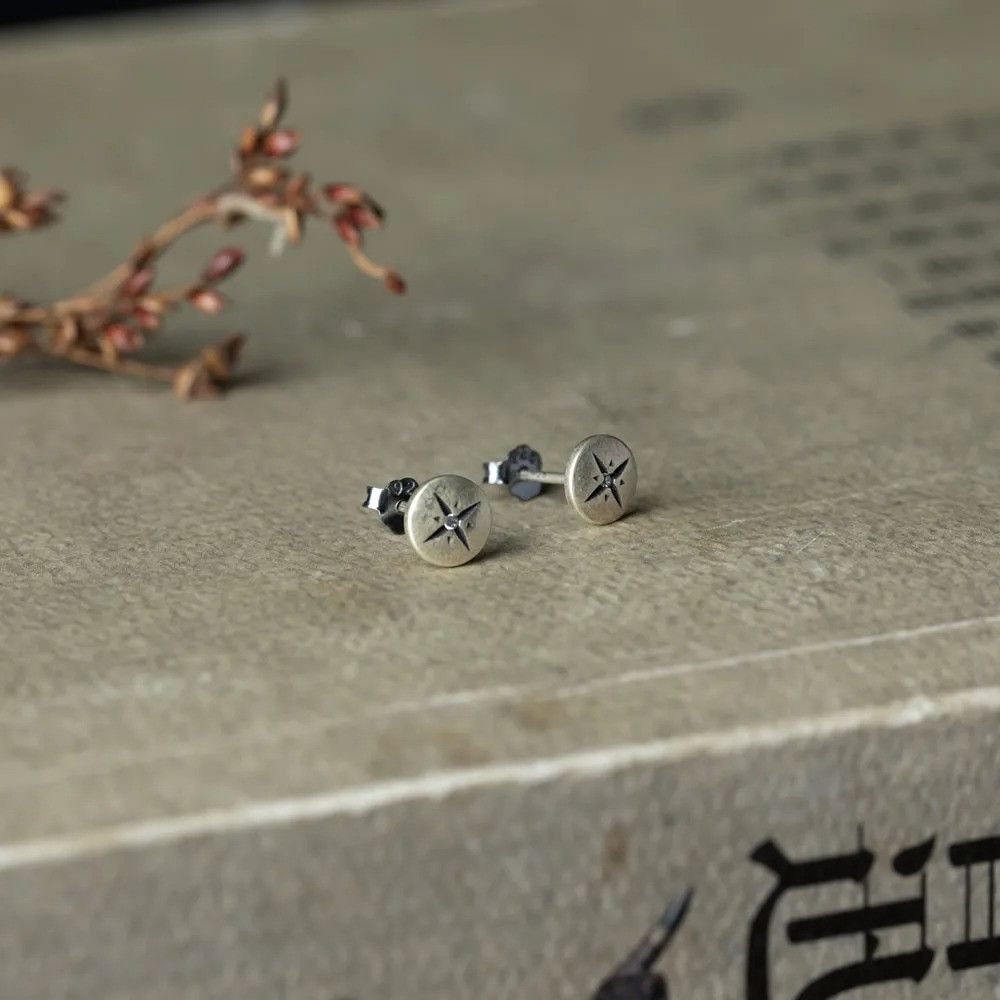 Jewelry Round Zircon Stud Earrings 925 Sterling Silver Jewelry Gift Size ONE SIZE - 5 Thumbnail