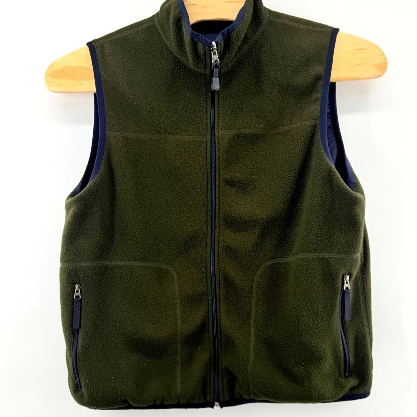 Vintage Sonoma Sport vest Navy Blue Green Reversible Sleeveless Zip Up Medium Mens Vest Size US M / EU 48-50 / 2 - 2 Thumbnail