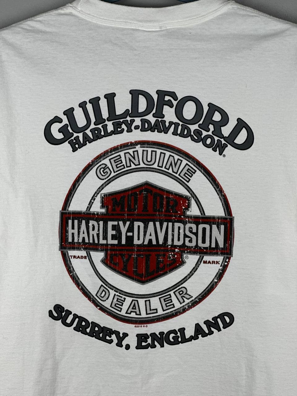 Harley Davidson Vintage Harley Davidson T Shirt White Biker USA Size US XXL / EU 58 / 5 - 10 Thumbnail
