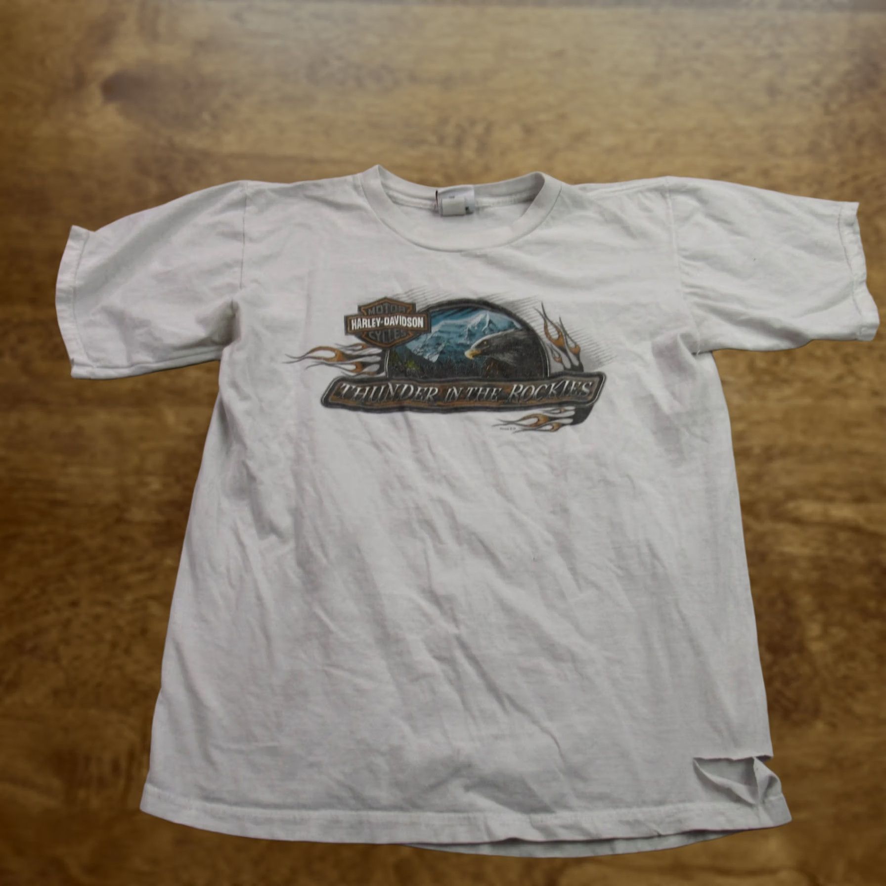 Harley Davidson Harley-Davidson Shirt Mens Large Short Sleeve Crew Neck White Vintage: No (adjusted to original? but must use original words only) Size US L / EU 52-54 / 3 - 1 Thumbnail