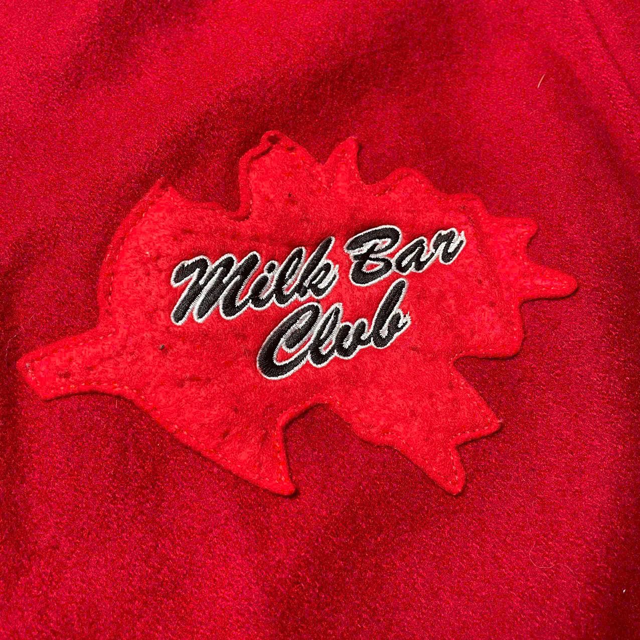 Japanese Brand Milk bar varsity jacket Size US L / EU 52-54 / 3 - 6 Thumbnail