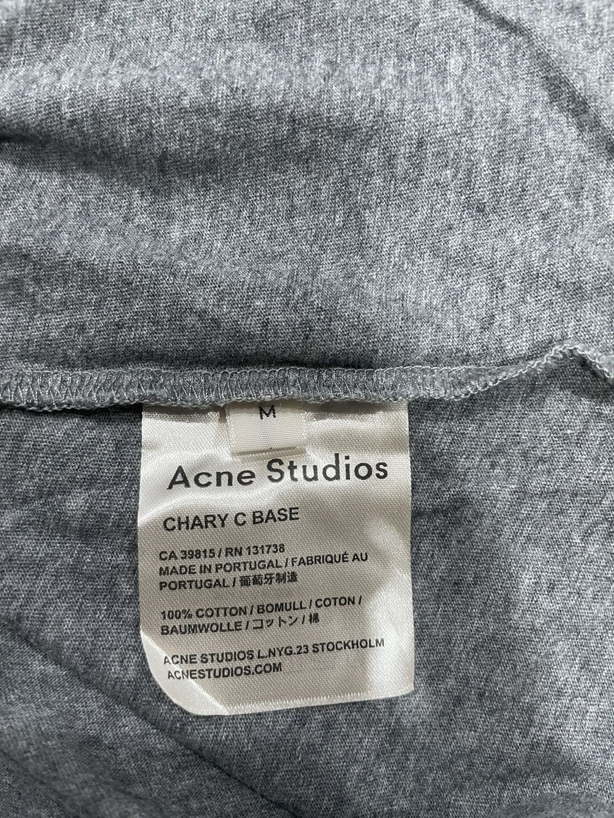 Acne Studios Acne Studios V-neck Tshirt Size US M / EU 48-50 / 2 - 4 Thumbnail