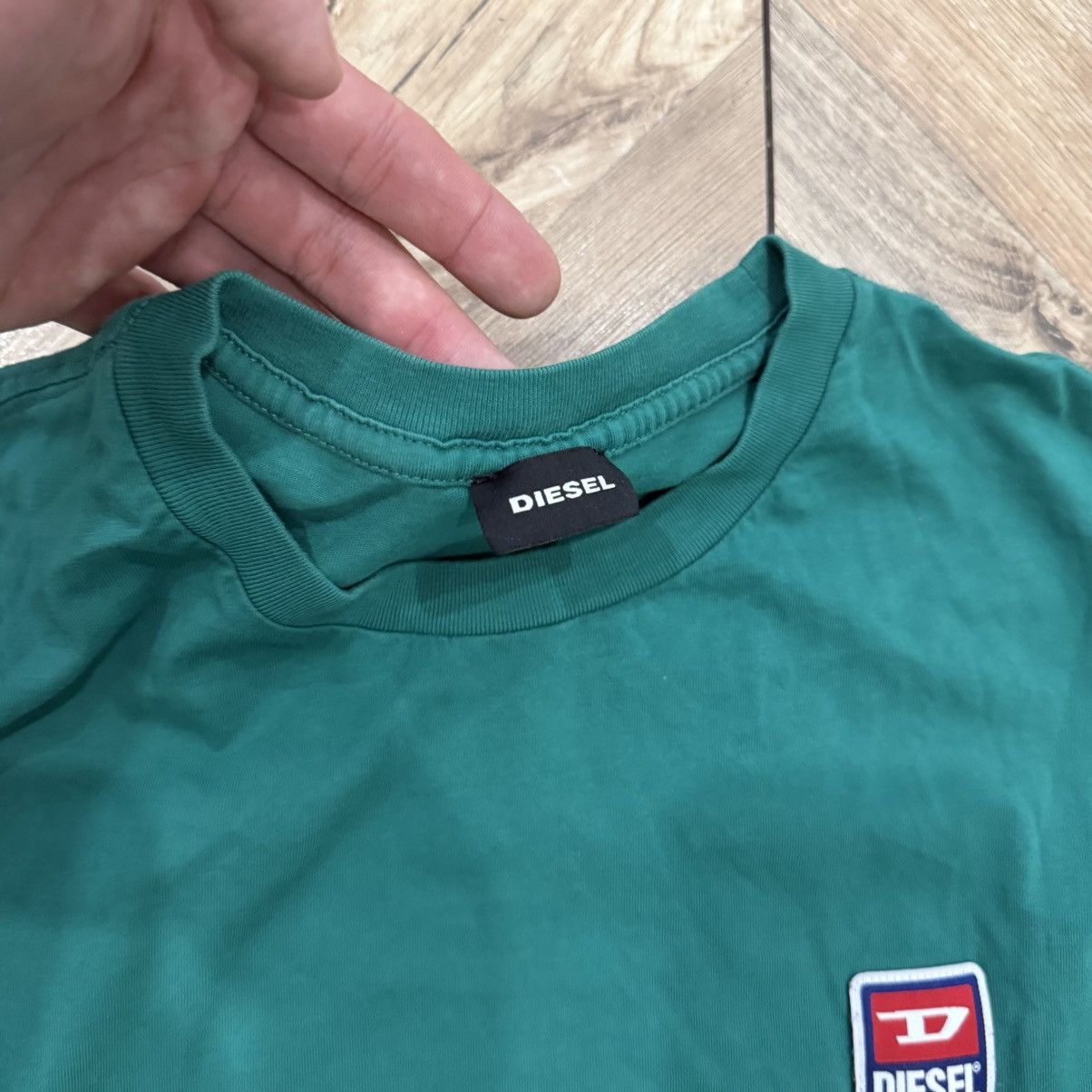 Diesel Diesel Luxury Classic Green Tee Streetwear S Logo Size US S / EU 44-46 / 1 - 6 Thumbnail