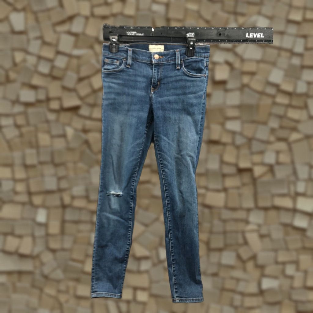 Vintage Hawthorn Jeans Skinny Size 28 Womens Medium Blue Denim Regular Rise 5-Pocket Classic American Hawthorn Size 28" / US 6 / IT 42 - 1 Thumbnail