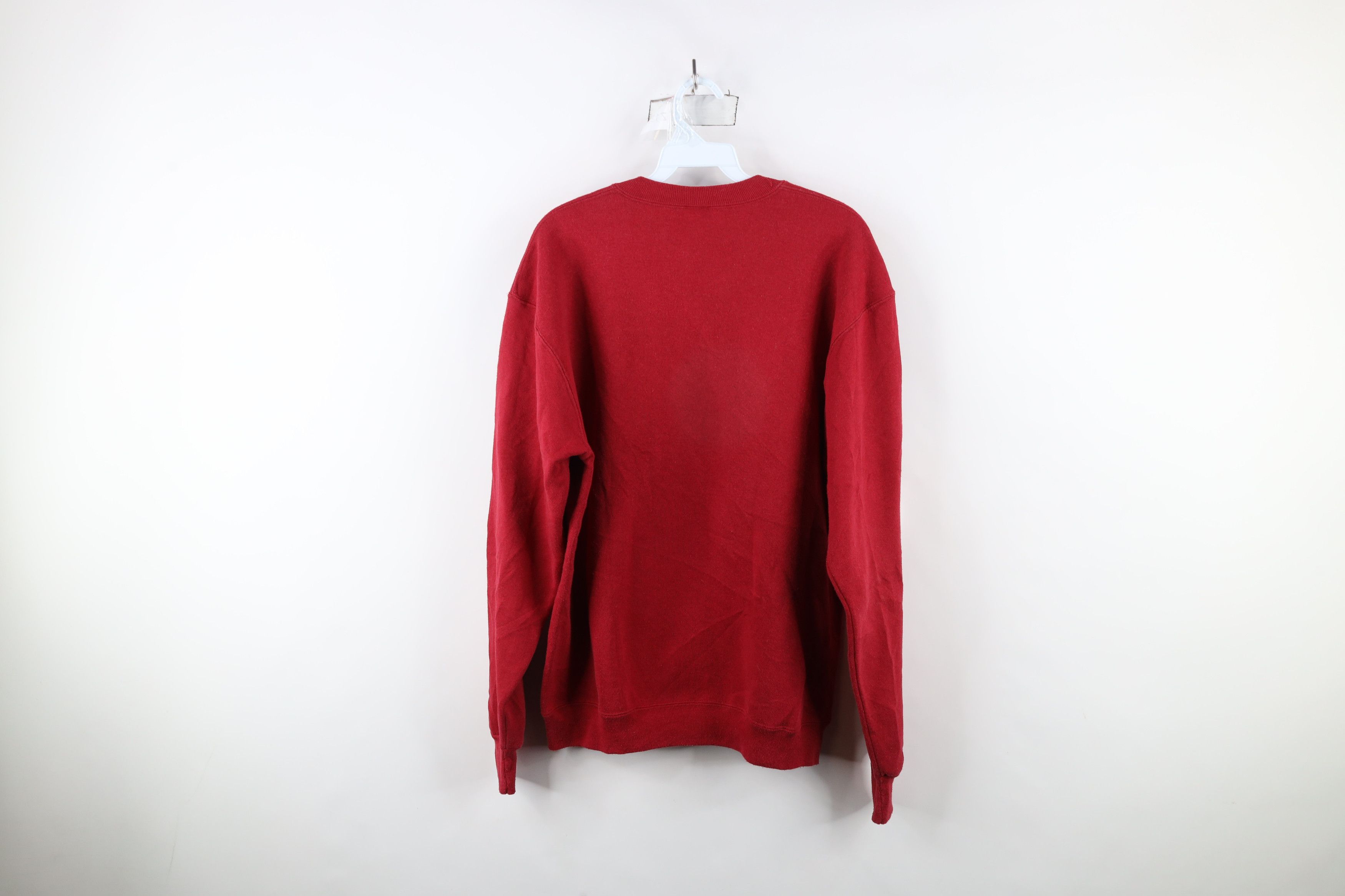 Russell Athletic × Vintage Vintage 90s Russell Athletic Crewneck Sweatshirt Red USA Size US L / EU 52-54 / 3 - 10 Thumbnail