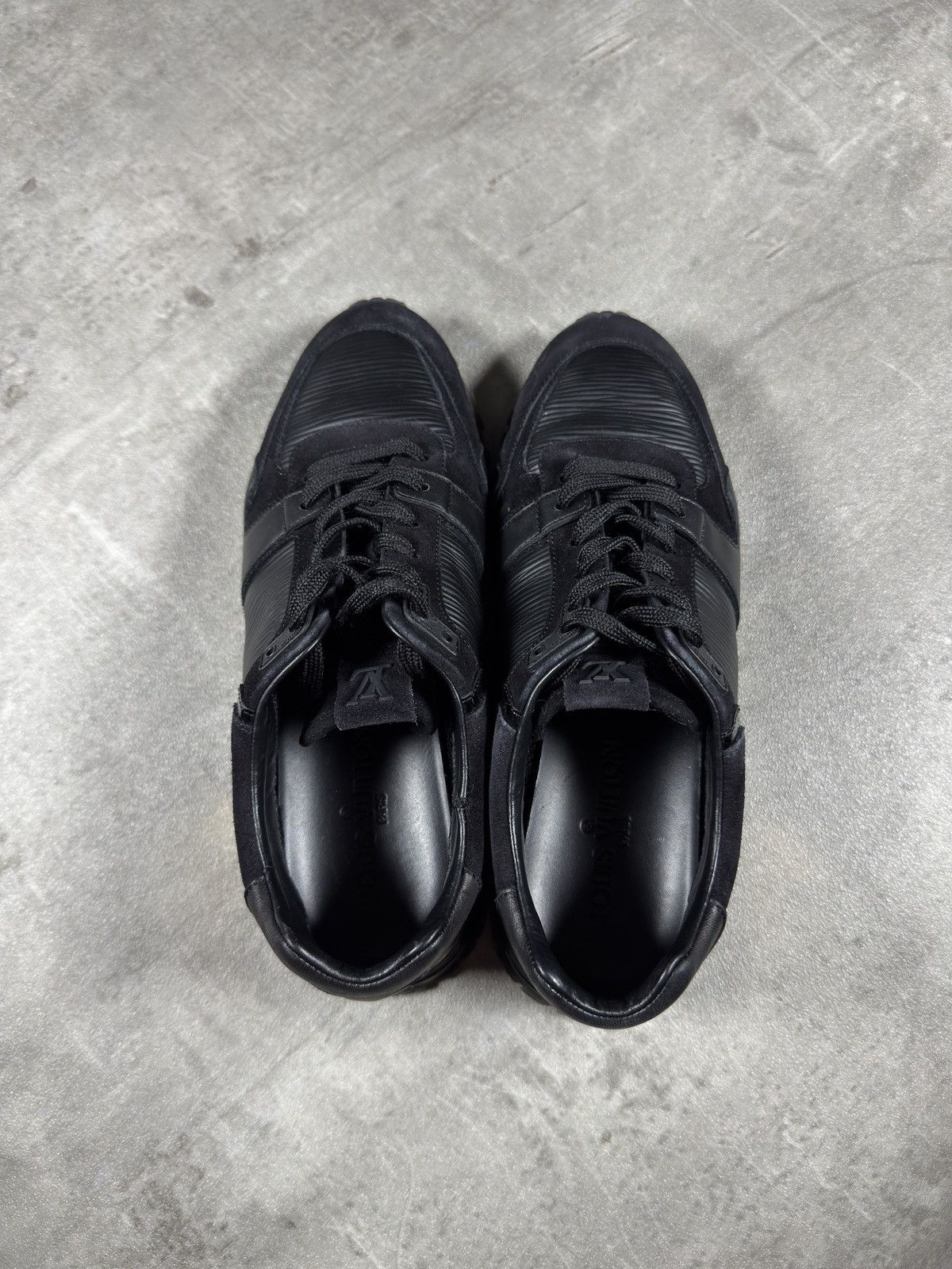 Louis Vuitton Louis Vuitton Run Away Sneakers – Black / Gold Size US 5.5 / EU 38 - 8 Thumbnail