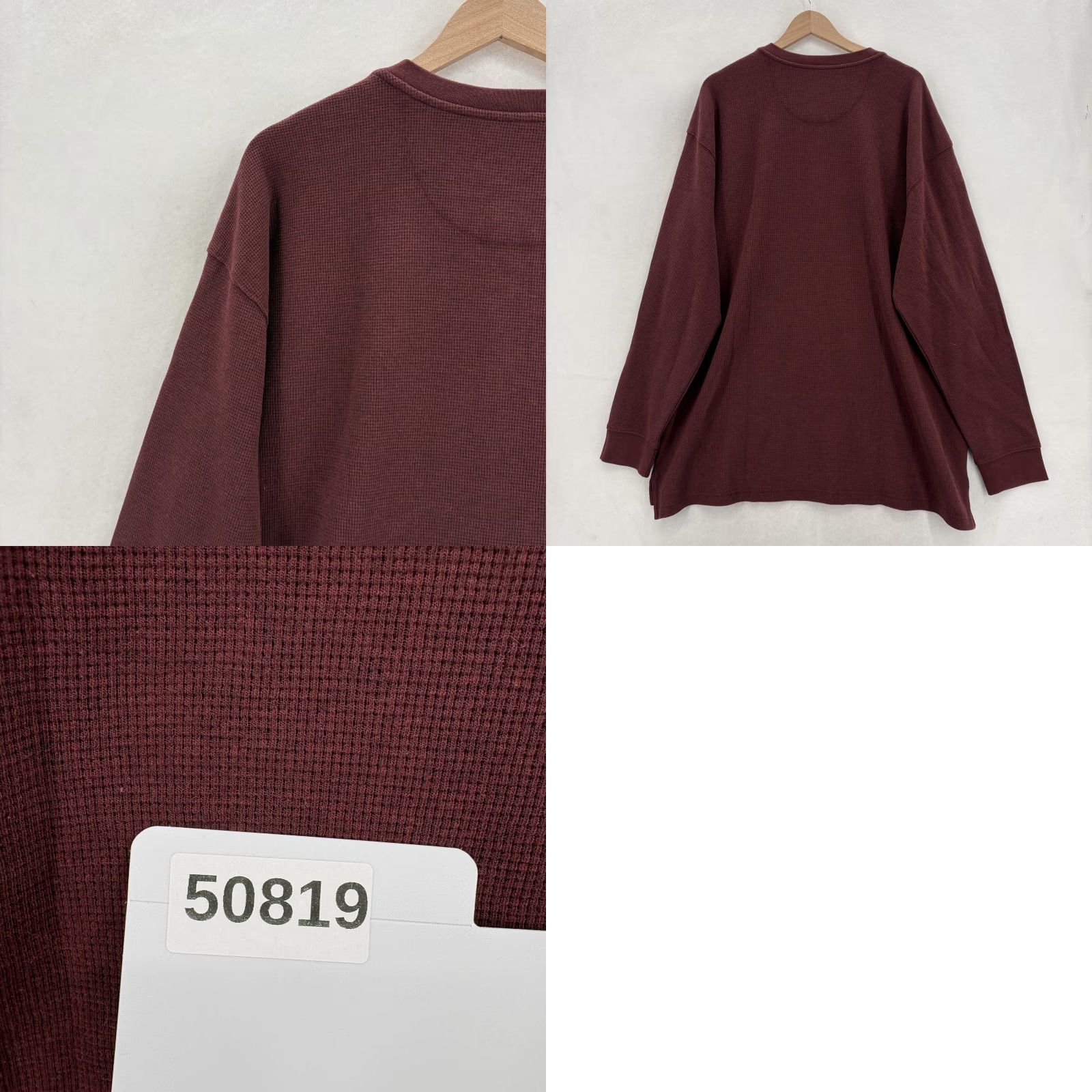 Vintage RedHead Henley Shirt Mens 2XL Red Thermal Waffle Knit Long Sleeve Workwear NWT Size US XXL / EU 58 / 5 - 9 Thumbnail