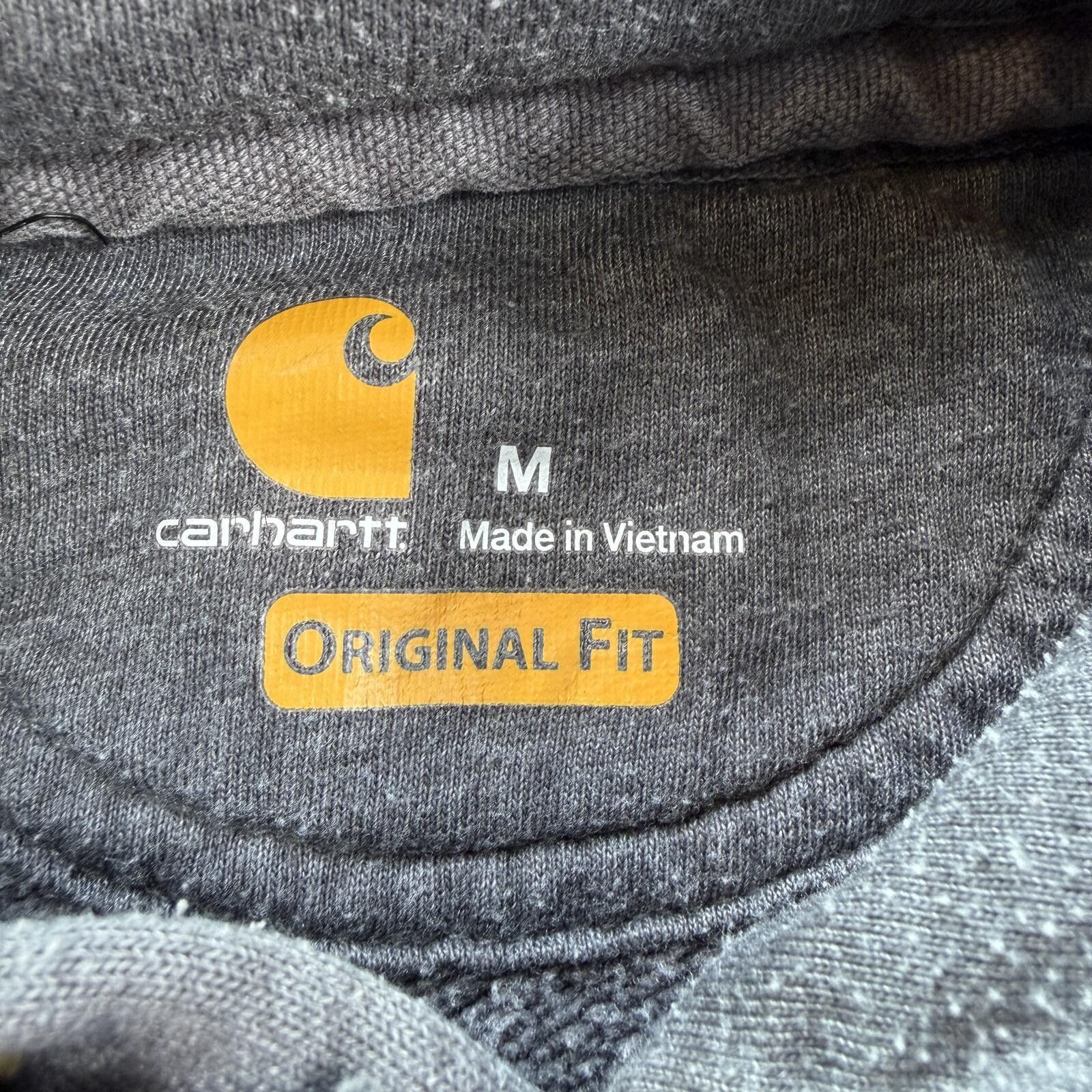 Carhartt Carhartt Original Fit Hoodie Gray M Workwear Sweatshirt Size US M / EU 48-50 / 2 - 4 Thumbnail