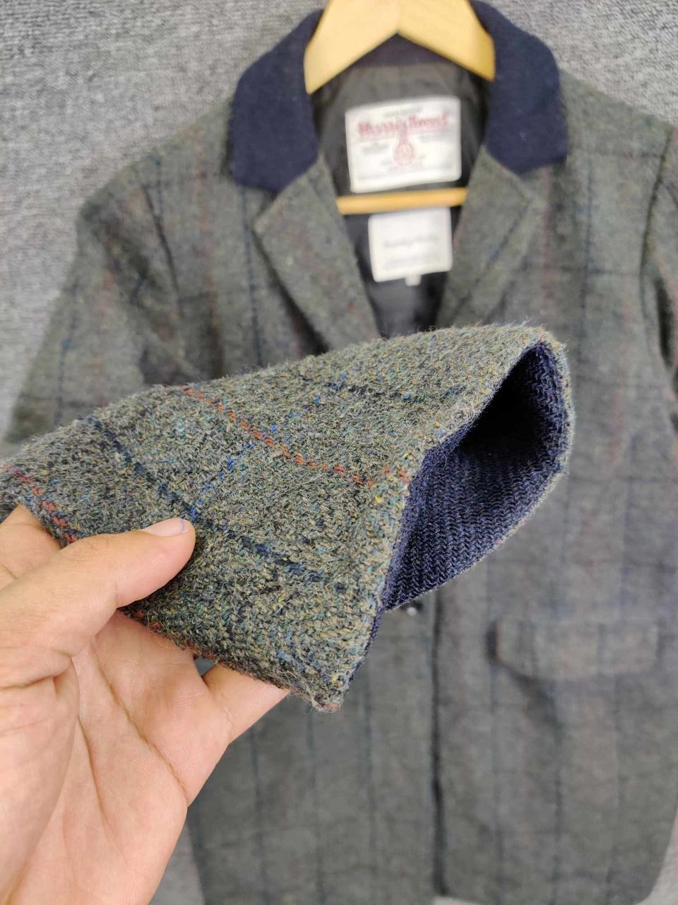 Harris Tweed Harris Tweed x Sevendays Sundays Plaid Wool Long Coat Size US L / EU 52-54 / 3 - 8 Thumbnail