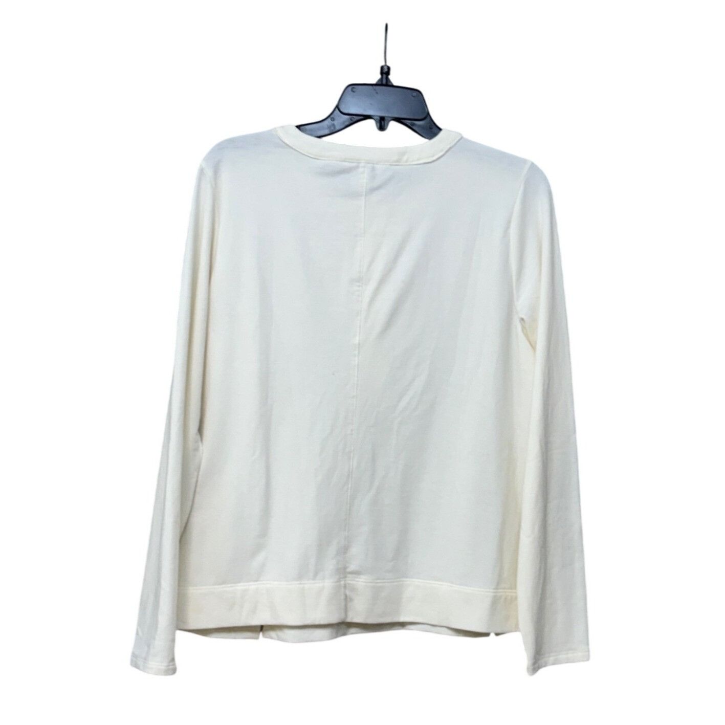 Liz Claiborne Liz Claiborne Women’s faux-Henley Tee, Crema, Size M Size S / US 4 / IT 40 - 5 Thumbnail