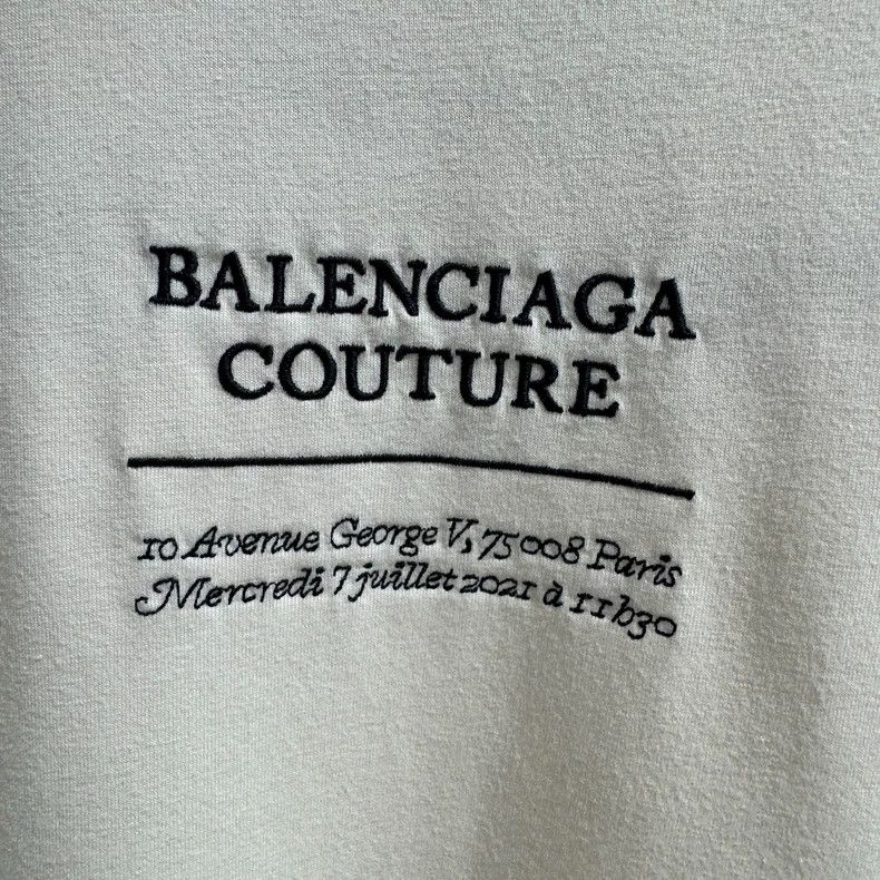 Balenciaga Balenciaga Fashion Limited Beige Front and Back Embroidere Size US S / EU 44-46 / 1 - 5 Thumbnail