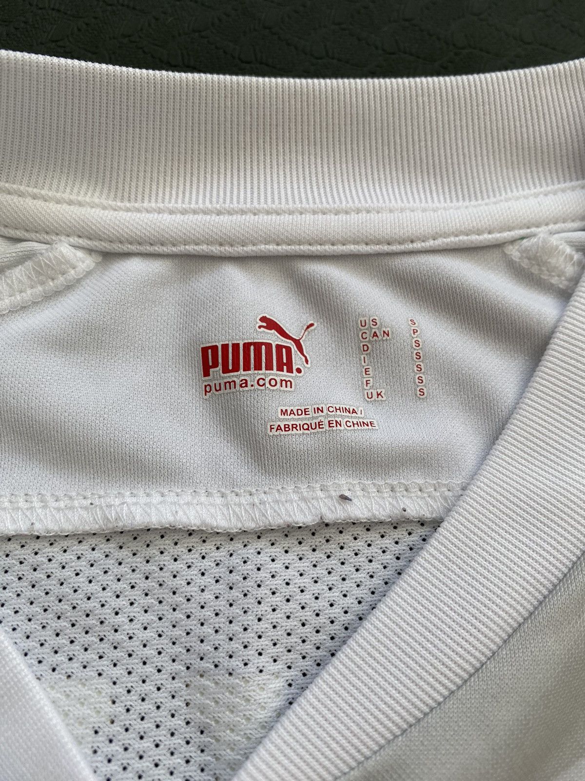 Puma 2010-11 Italy Puma Training Shirt white green red Size US S / EU 44-46 / 1 - 3 Thumbnail