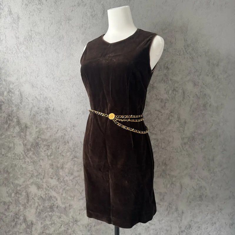 Burberry Burberry Brown Sleeveless Long Dress for Women Size M / US 6-8 / IT 42-44 - 1 Thumbnail