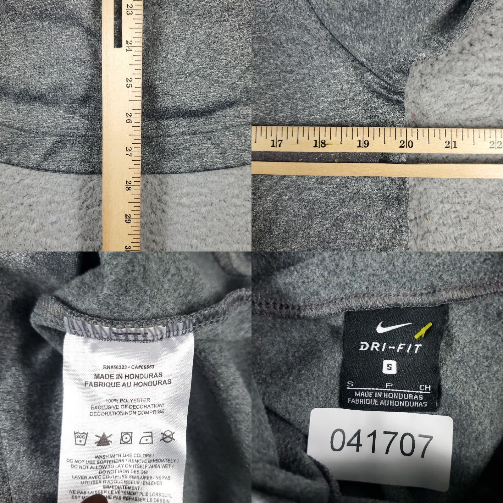 Nike Nike Hoodie Mens Small Gray Pullover Casual Sweatshirt Swoosh Size US S / EU 44-46 / 1 - 8 Thumbnail