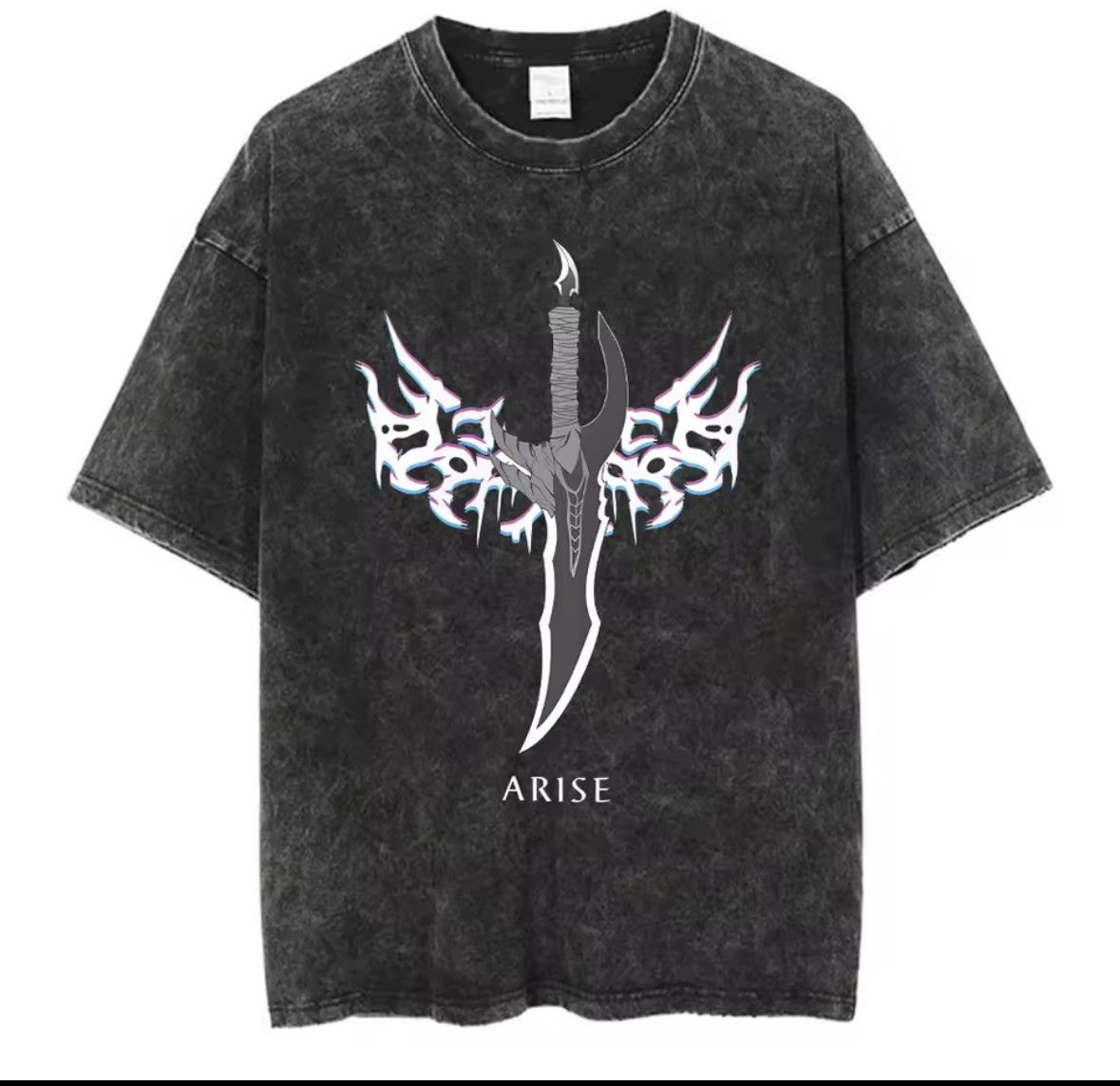 Japanese Brand Y2K Vintage Solo Leveling Anime Washed Short Sleeve T-Shirt Size US XL / EU 56 / 4 - 1 Thumbnail