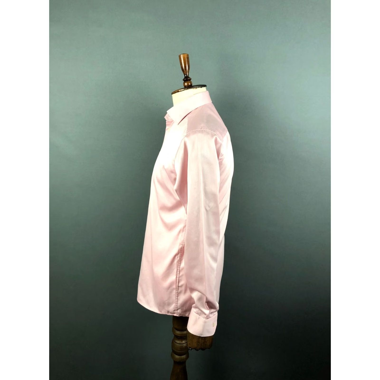 Eton ETON Men's Shirt 39 Pink Cotton Long Sleeve Button-Up Slim Fit Regular Size 39 Casual Collared Shirt Size US L / EU 52-54 / 3 - 2 Thumbnail