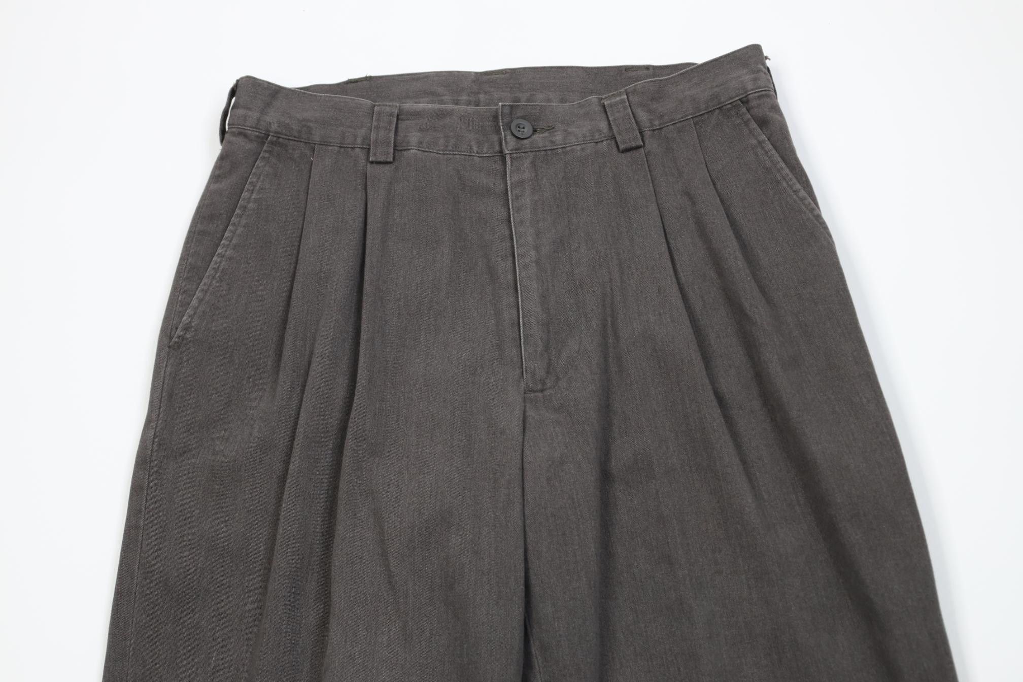 Vintage Vintage 90s Streetwear Stonewash Chino Pants Trousers Gray Size US 30 / EU 46 - 2 Thumbnail