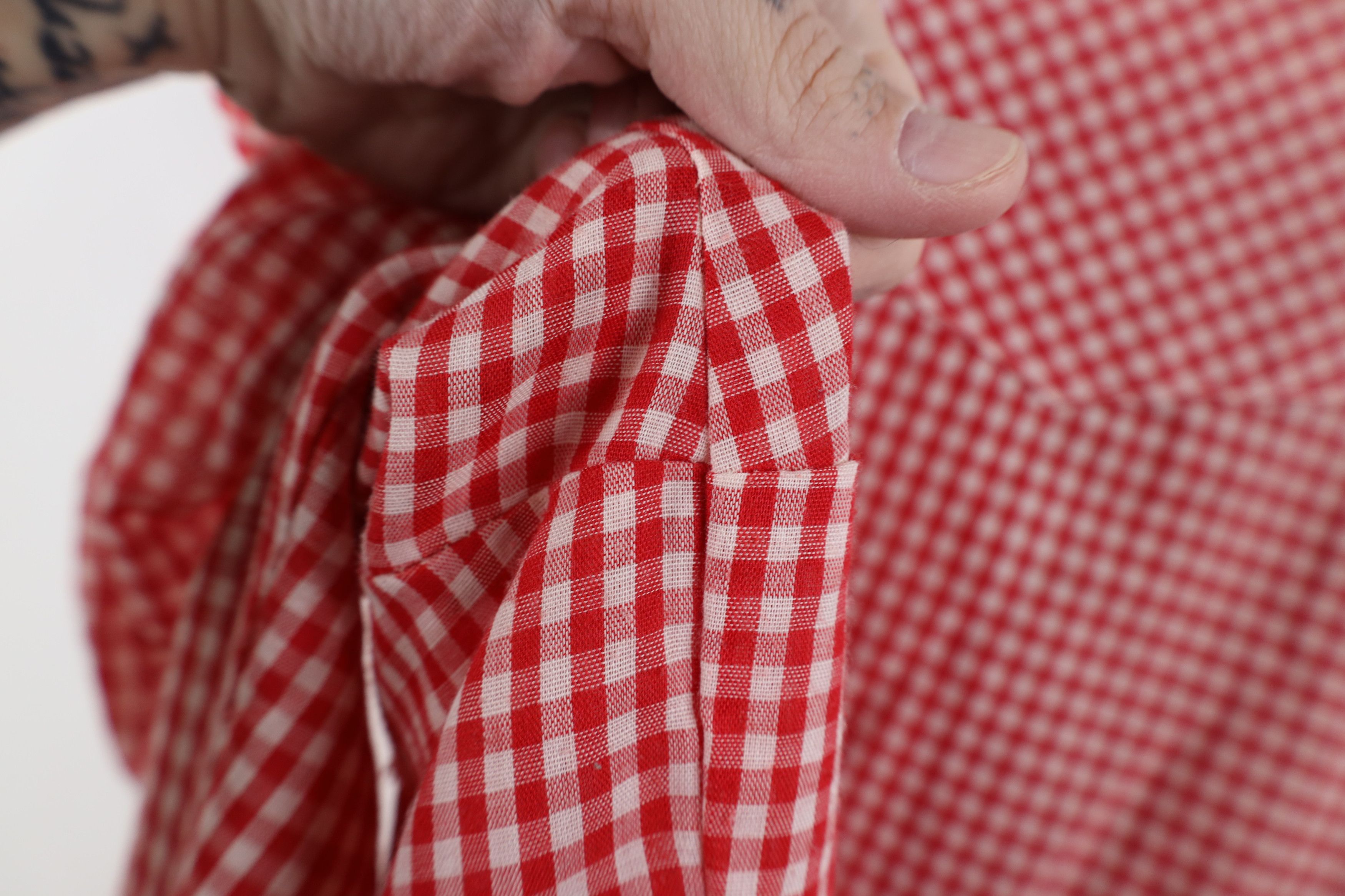 Vintage Vintage 70s Rockabilly Snap Button Shirt Gingham Plaid USA Size US L / EU 52-54 / 3 - 10 Thumbnail