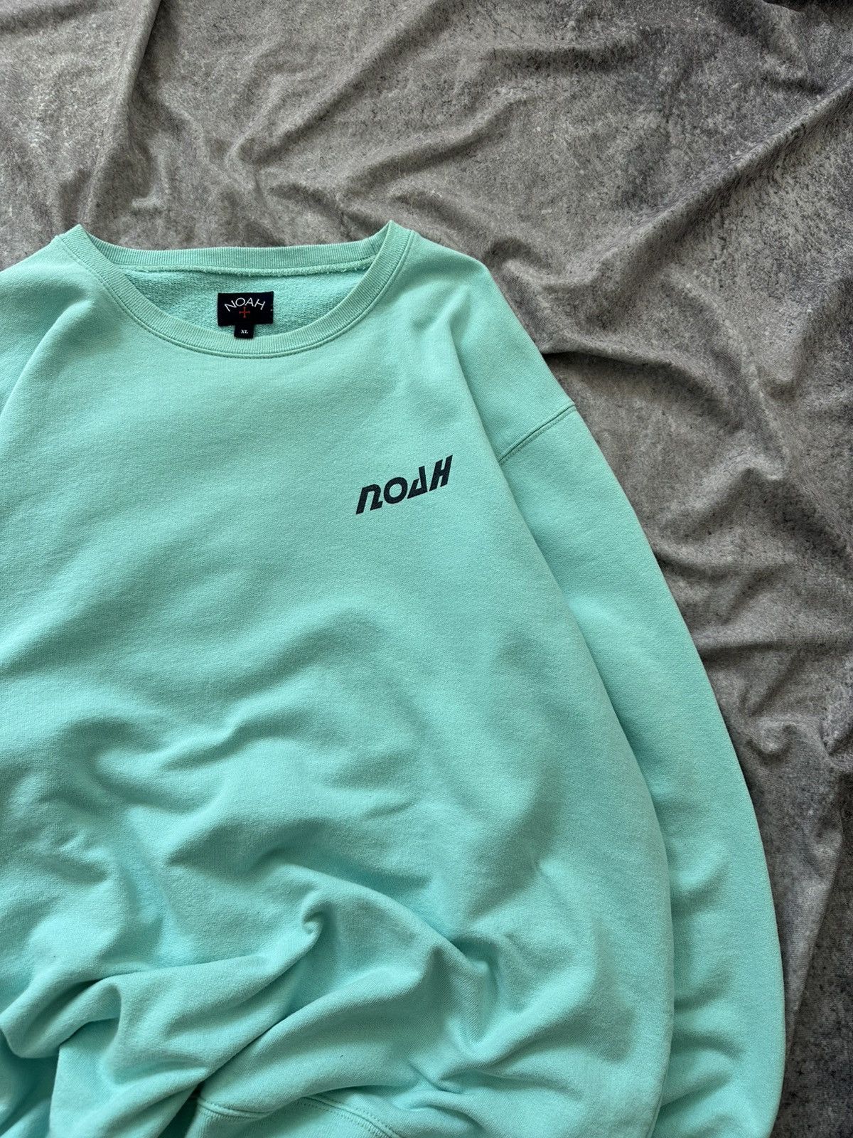 Noah NOAH NYC "It's a very deep sea" Sky Blue Sweatshirt Size XL Size US XL / EU 56 / 4 - 10 Thumbnail