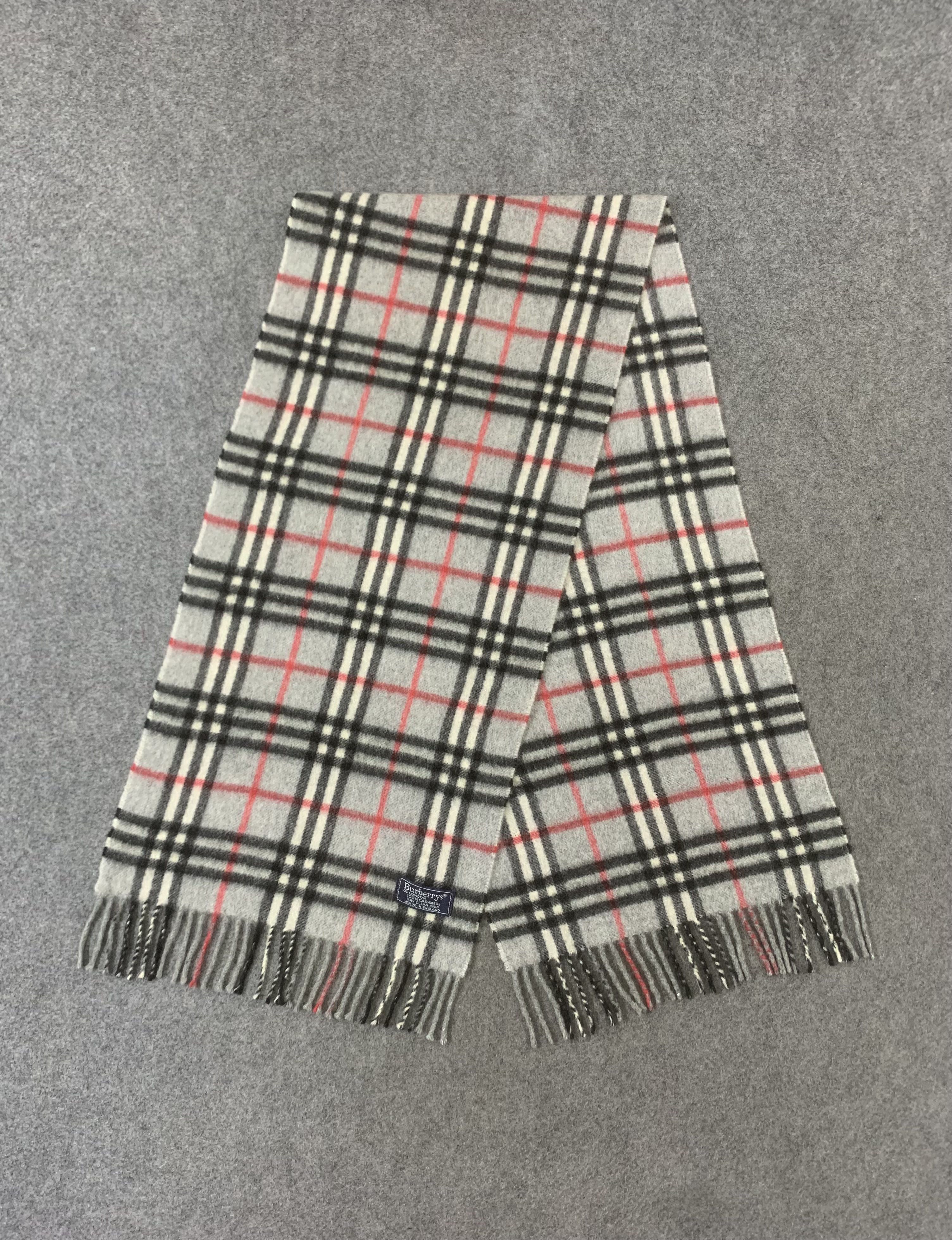 Burberry Burberry Scarf Cashmere Muffler Neck Wrap BL9274 Size ONE SIZE - 4 Thumbnail