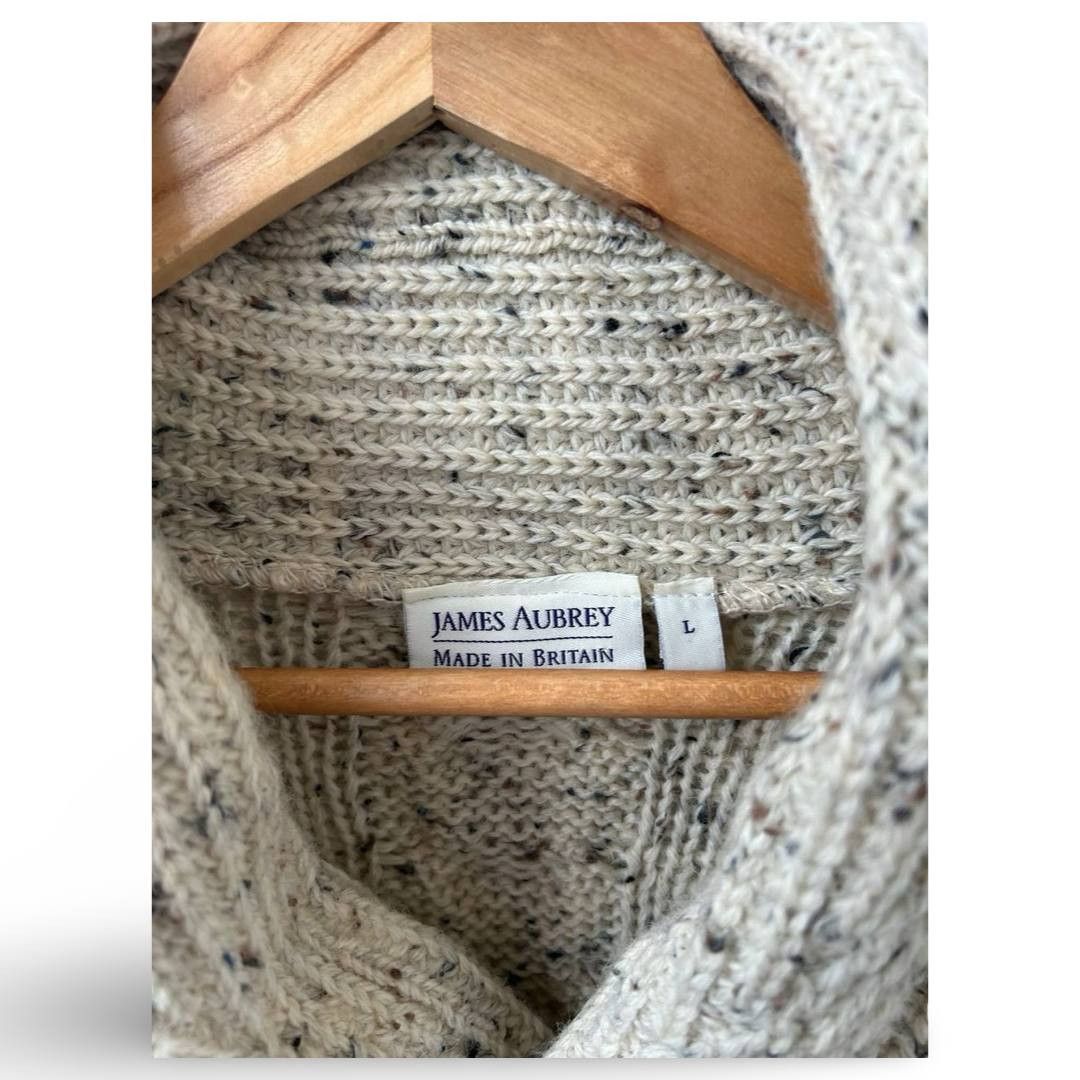 Vintage James Aubrey wool knitted sweater #851 Size US L / EU 52-54 / 3 - 2 Thumbnail