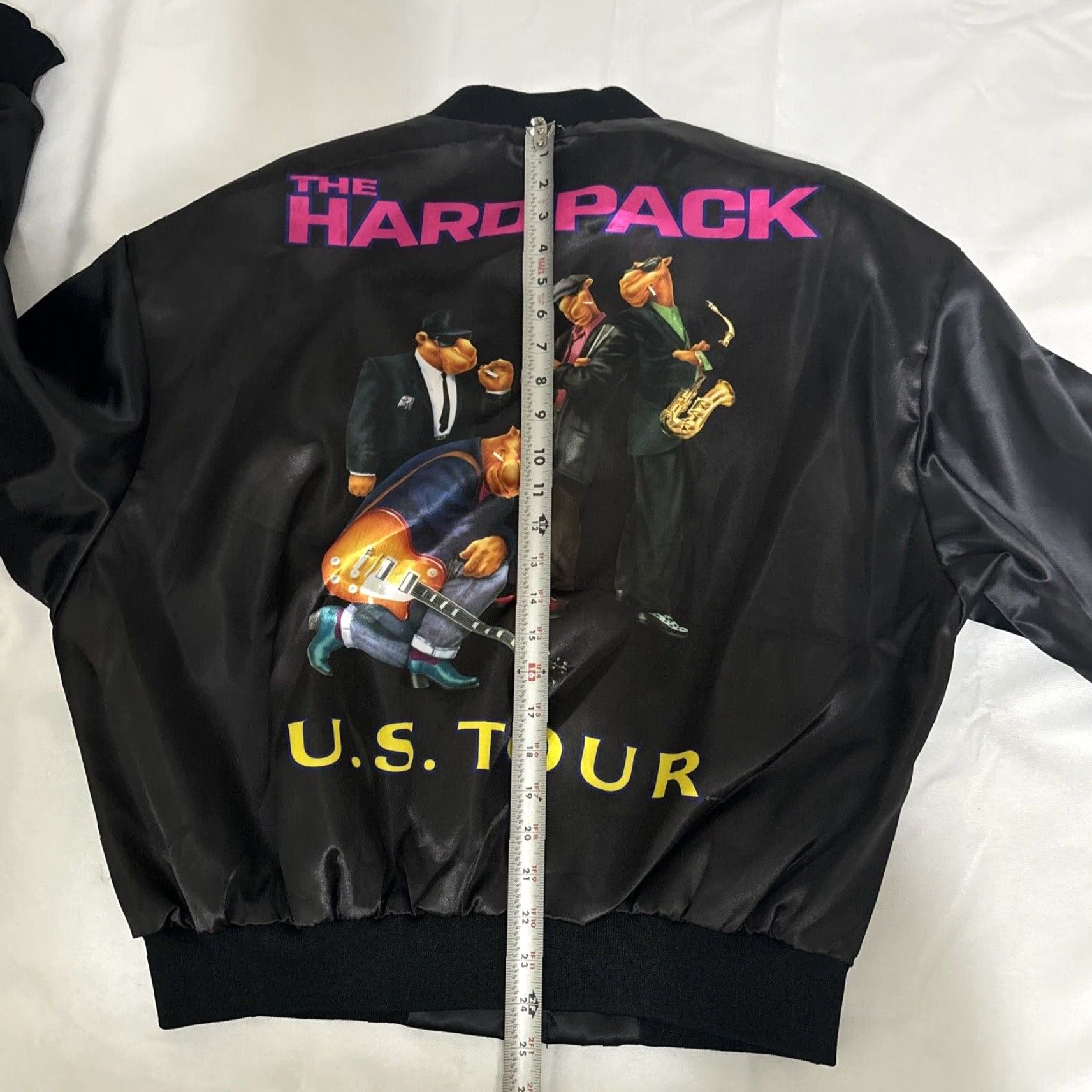 Camel VINTAGE Camel The Hard Pack U. S. Tour Men’s 90s Black Full Zip Bomber Jacket XL Size US XL / EU 56 / 4 - 5 Thumbnail