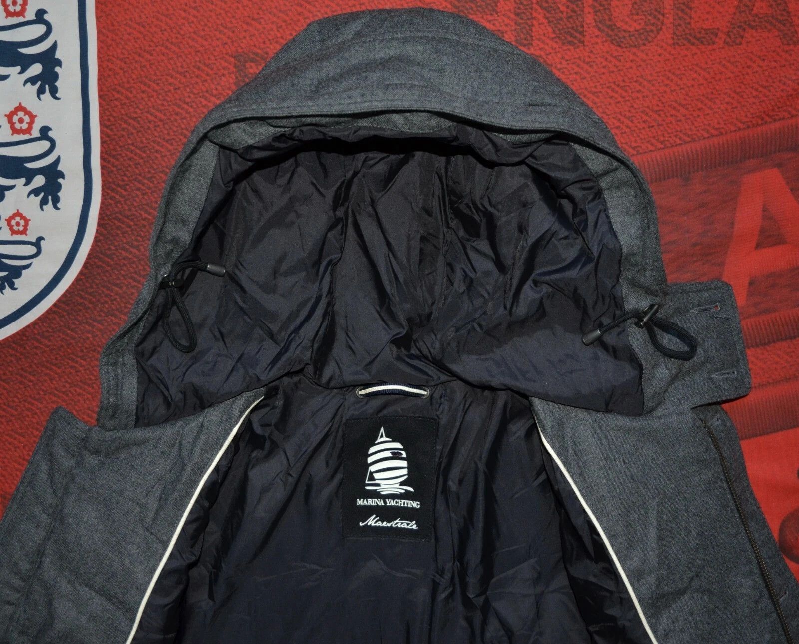 Other MARINA YACHTING MAN GREY QUILTED DOWN PADDED JACKET SIZE 48 Size US M / EU 48-50 / 2 - 5 Thumbnail