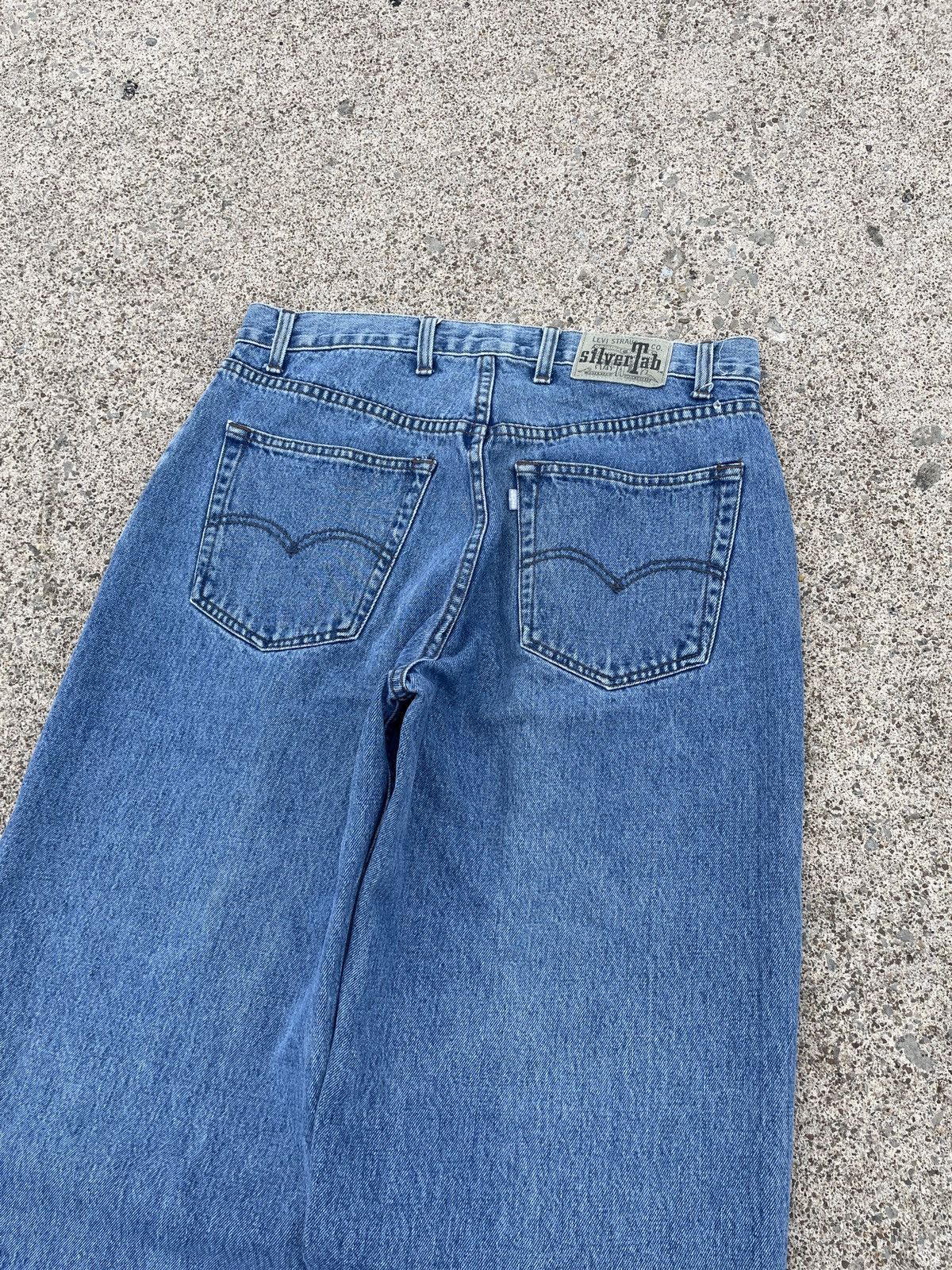 Levi's 90s Levis Silver Tab Pleated Denim Size US 32 / EU 48 - 3 Thumbnail