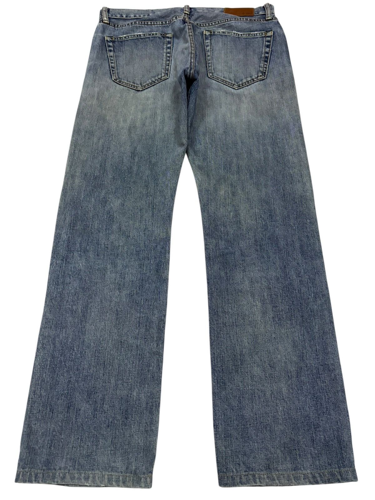 Japanese Brand × Kaihara Denim Vintage Kaihara Uniqlo S-001 Blue Washed Jeans Size US 33 - 2 Thumbnail