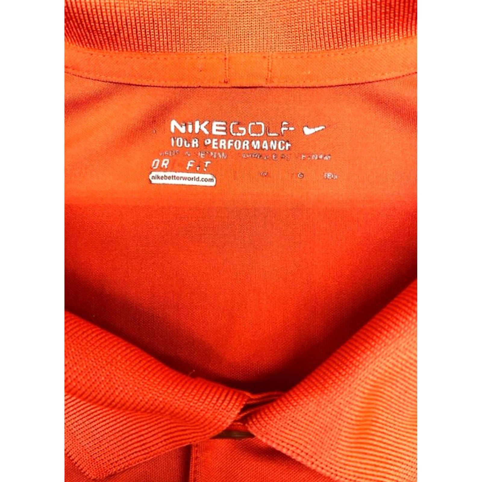 Nike Nike Golf Polo Shirt Tour Performance Dri-Fit Men's 2XL Short Sleeve Orange 5471 Size US XXL / EU 58 / 5 - 3 Thumbnail
