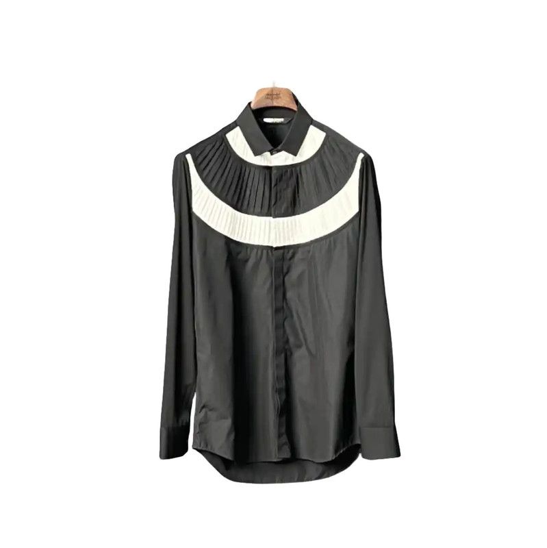 Neil Barrett NeIL BarreTT Black Cotton Long Sleeve Shirt 0089 Size M / US 6-8 / IT 42-44 - 1 Thumbnail