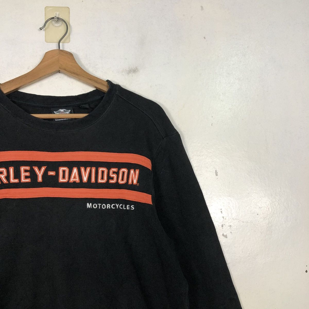 Harley Davidson 📌Vintage Sweatshirt Harley Davidson Big Logo Design Size US M / EU 48-50 / 2 - 8 Thumbnail